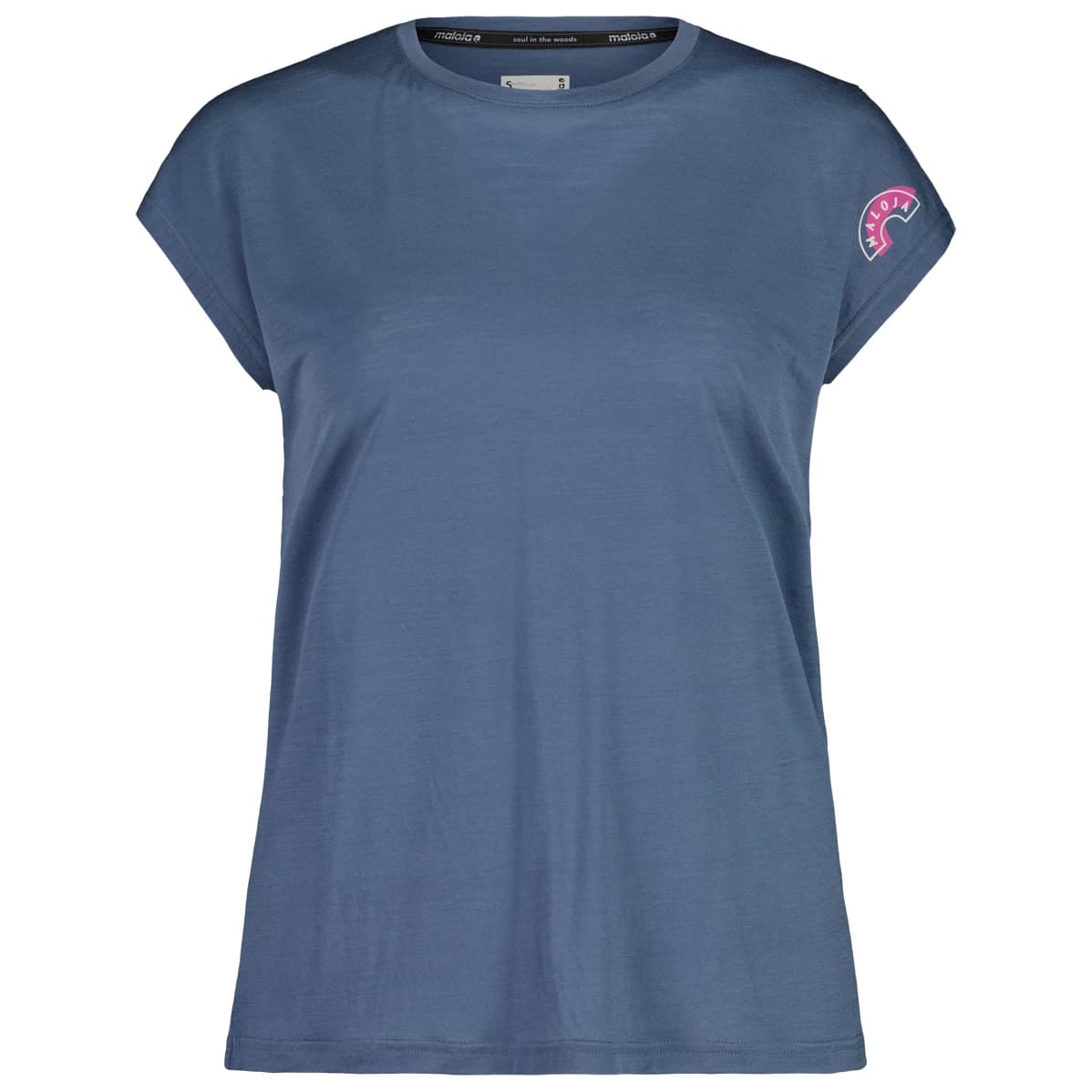 Дамска мериносова блуза Maloja Women's SilsandaM. Sport shirt - Dusty Blue