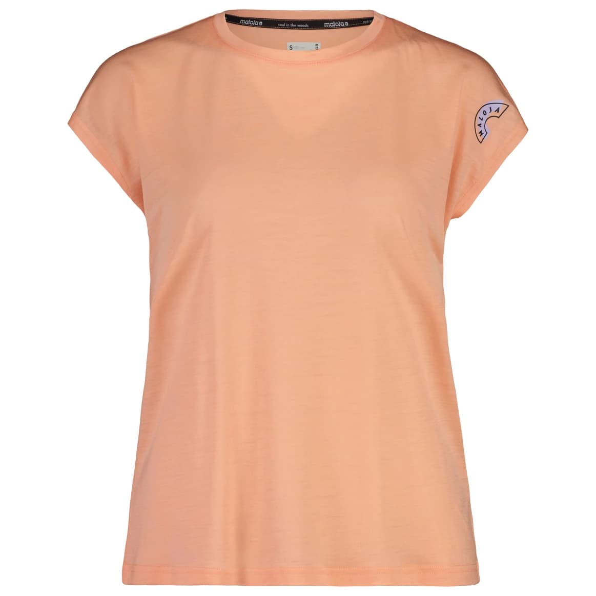 Дамска мериносова блуза Maloja Women's SilsandaM. Sport shirt - Pink Clouds