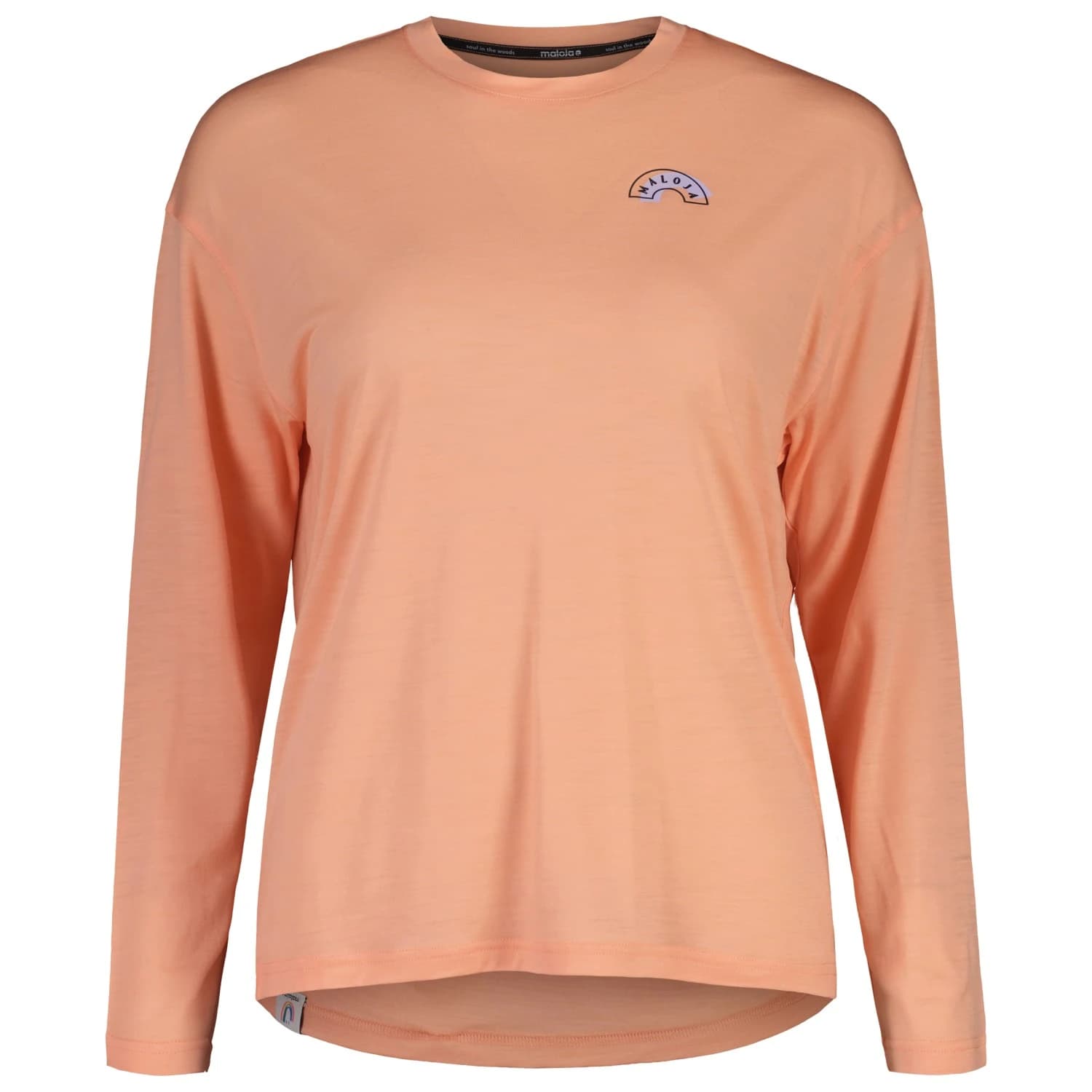 Дамска мериносова блуза Maloja Women's WiestalM. Merino shirt - Pink Clouds