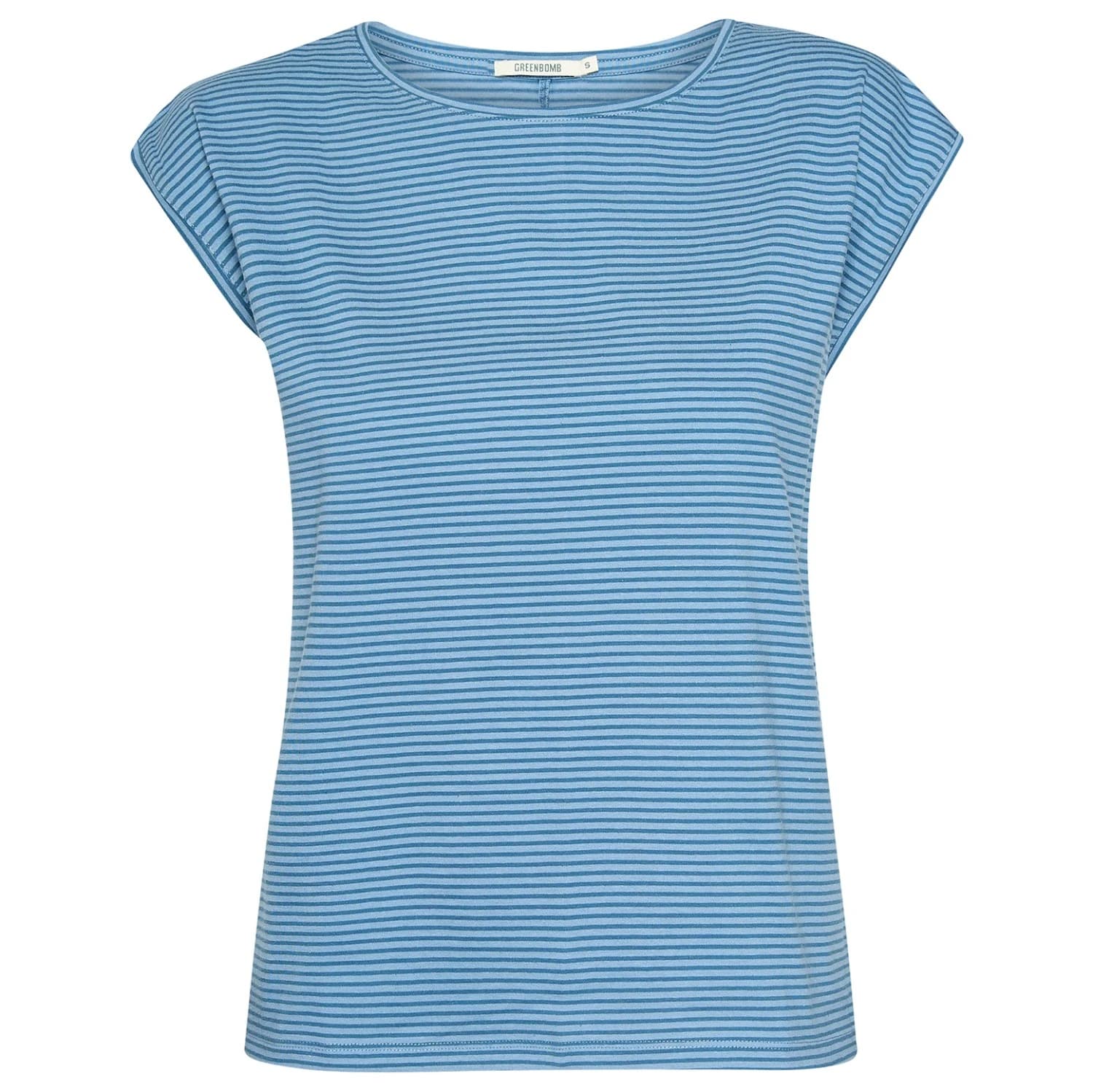Дамска тениска Greenbomb Women's Basic Timid T-shirt - Tide Stripes