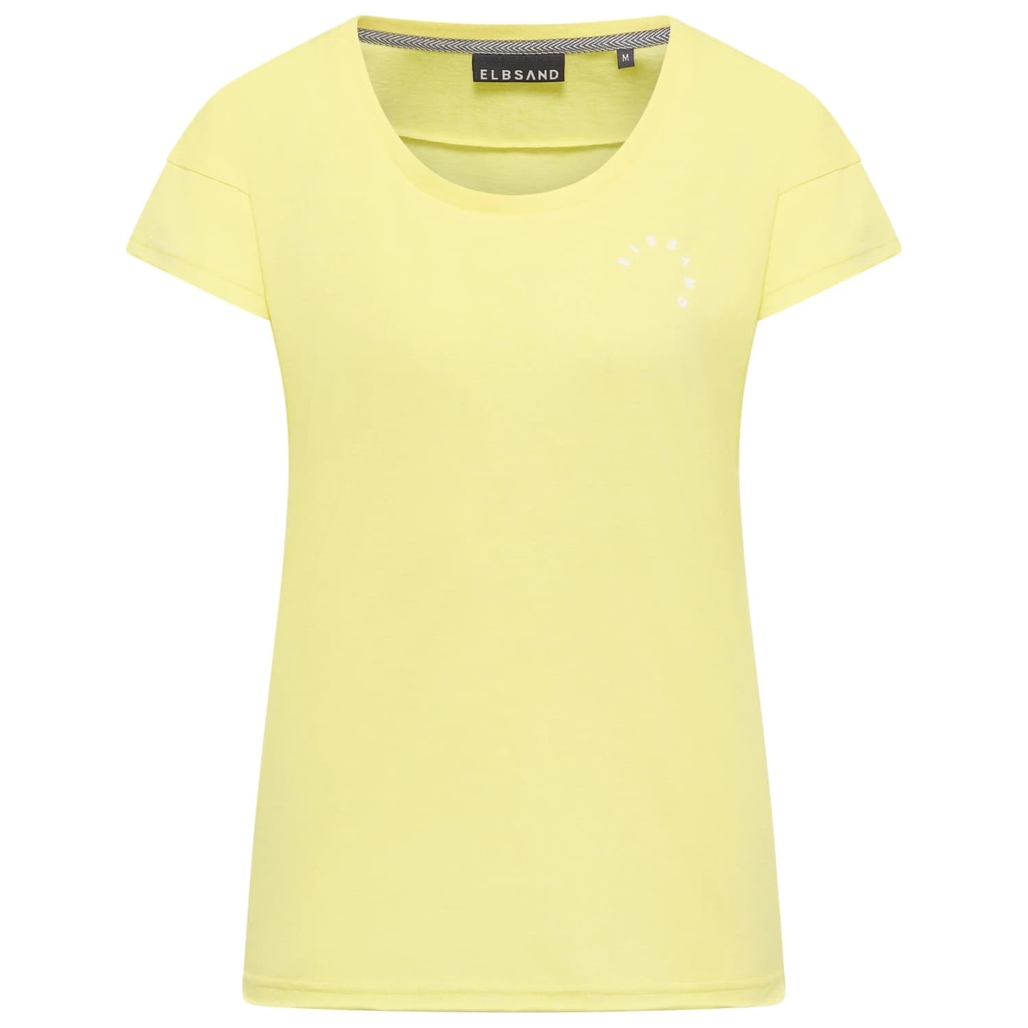 Дамска тениска Elbsand Women's Rea T-shirt - Bright Yellow Melange