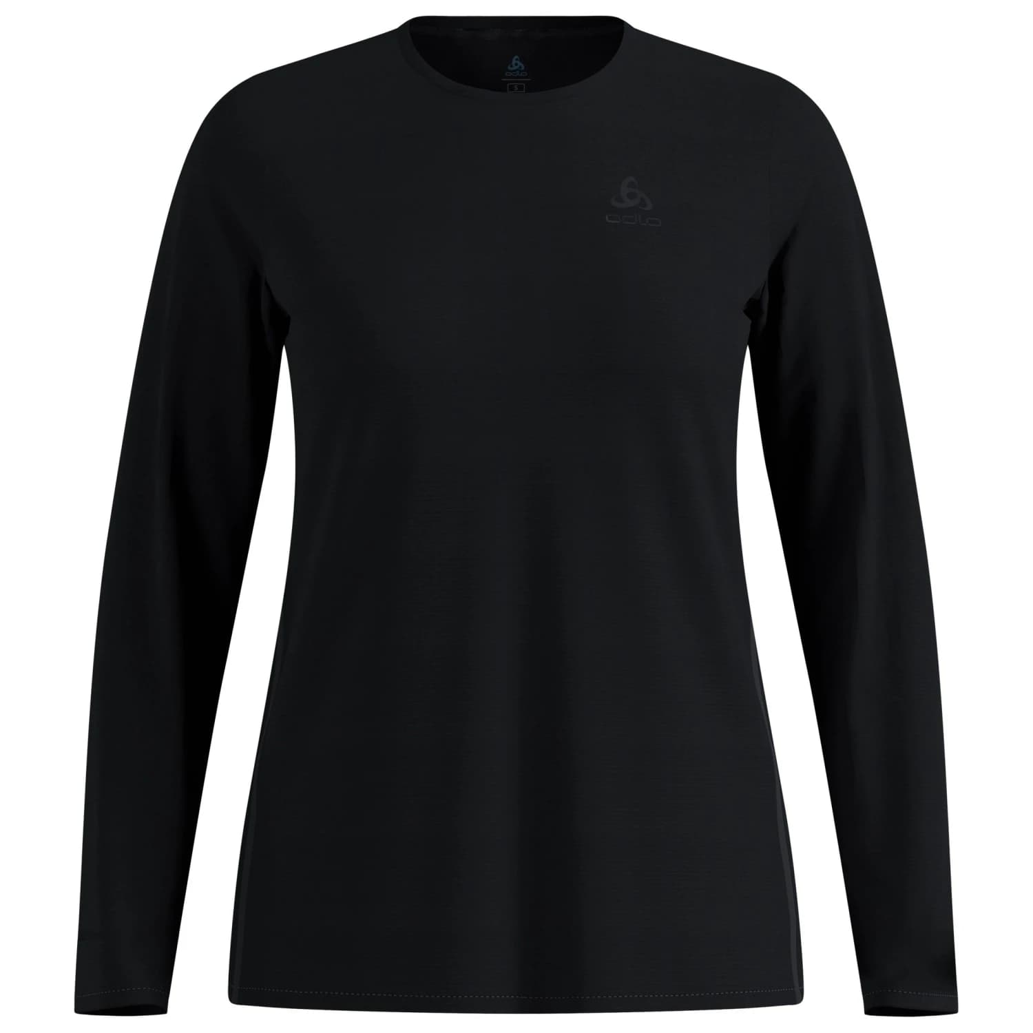 Дамска тениска Odlo Women's Zeroweight Chill-Tec T-Shirt Crew Neck L/S Running shirt - Black