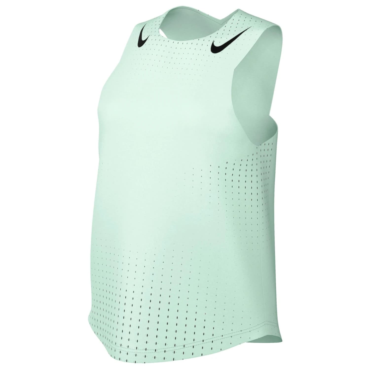 Дамски потник с широка презрамка Nike Women's AeroSwift Dri-FIT ADV Running Singlet Running shirt - Barely Green / Black