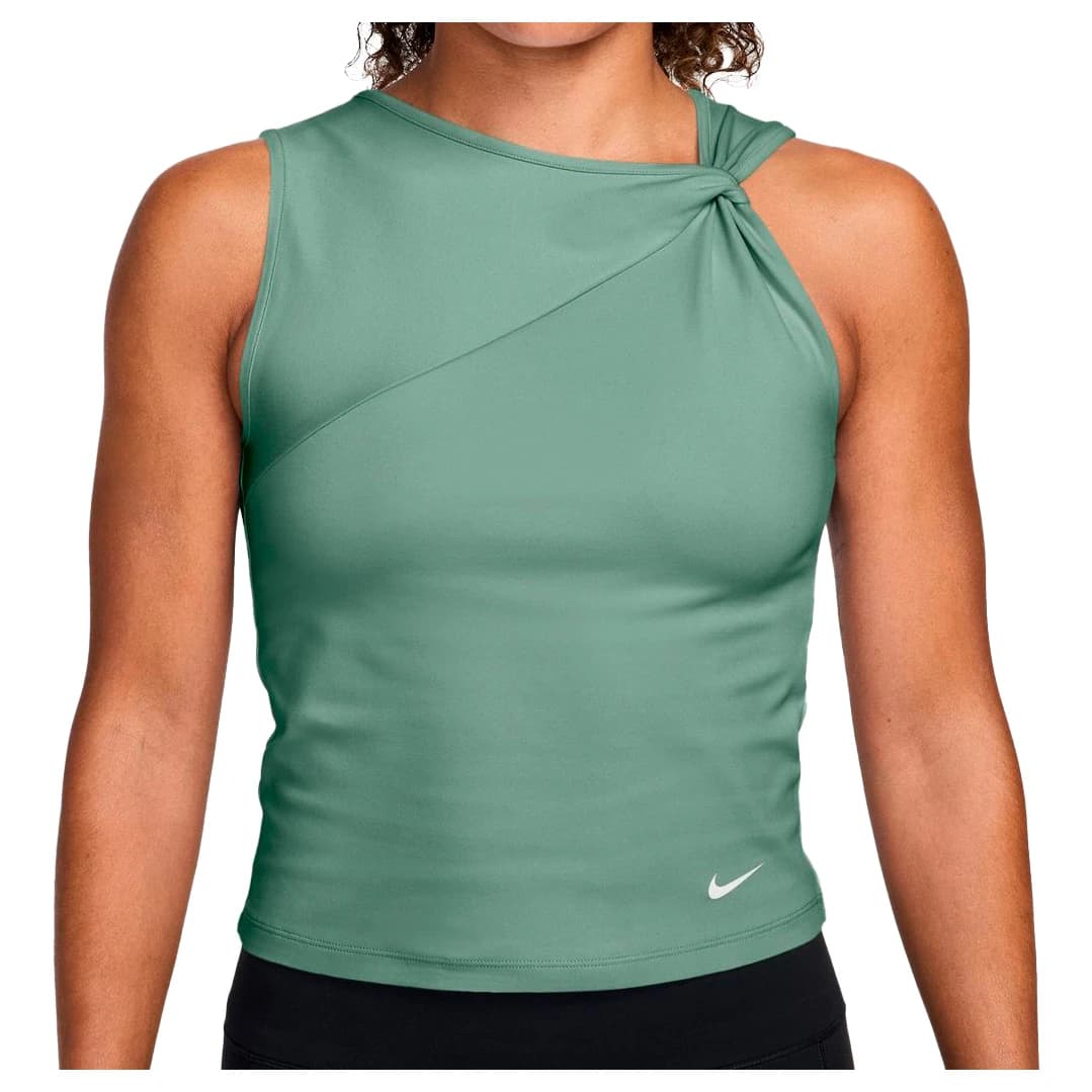 Дамски потник с широка презрамка Nike Women's One Dri-Fit Tank Top - Steam / White