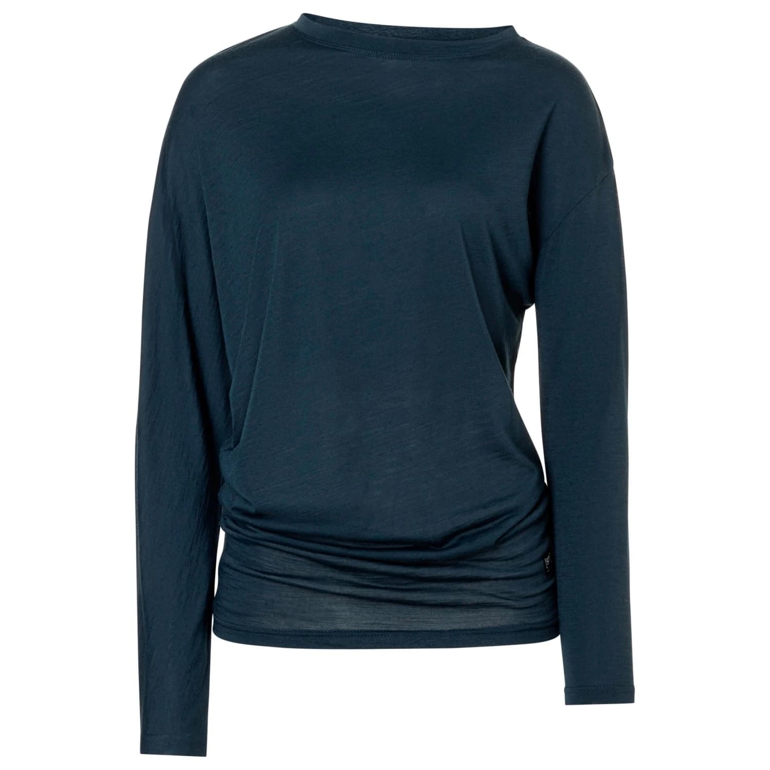 Дамска мериносова блуза super.natural Women's Yoga Loose L/S Merino shirt - Blueberry