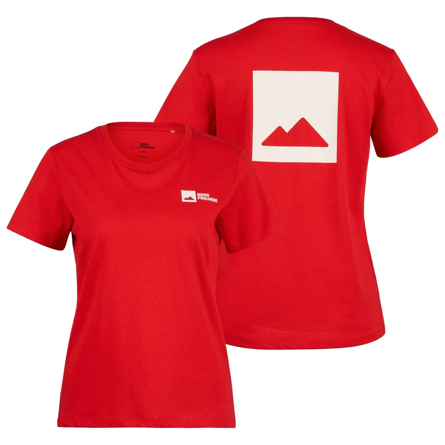 Дамска тениска Bergfreunde Women's RoßbergBF. Logo T-Shirt - Bergfreunde Red