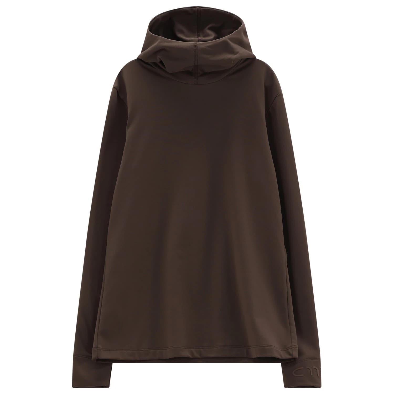 Спортна тениска CMP Women's Sweat Fix Hood 36L4766 Sport shirt - Moka
