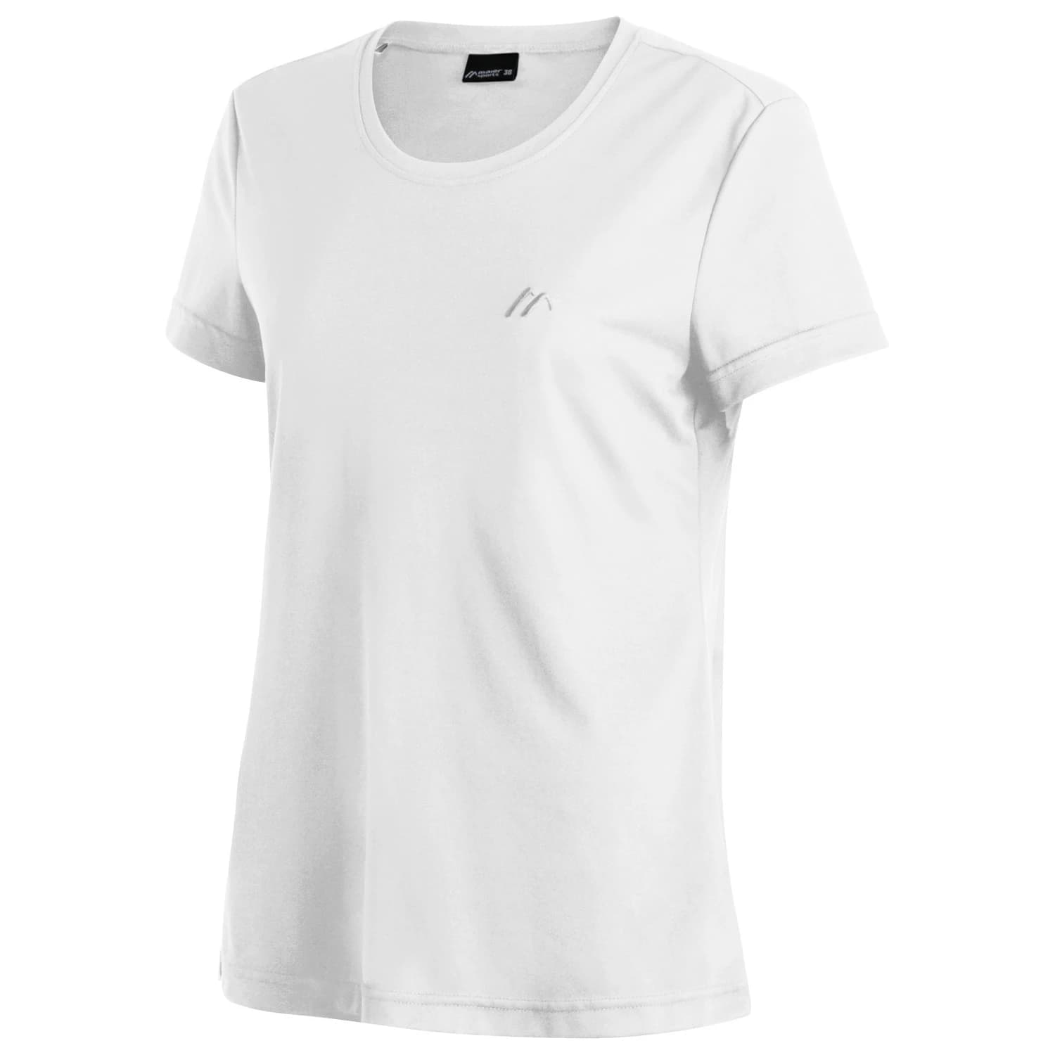 Дамска спортна тениска Maier Sports Women's Waltraud H/S Sport shirt - White