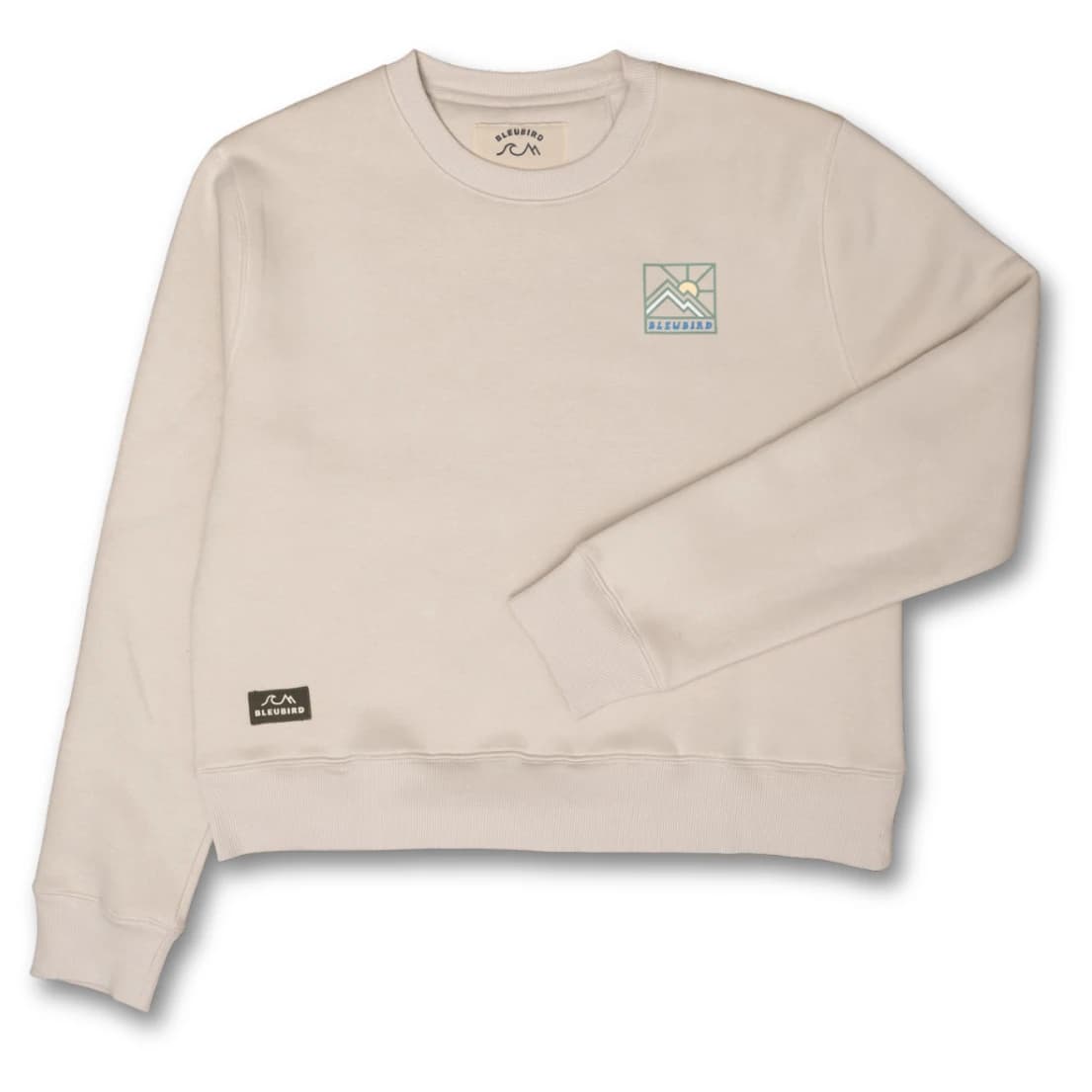 Пуловер Bleubird Women's Vetta Cropped Crew Jumper - Off White