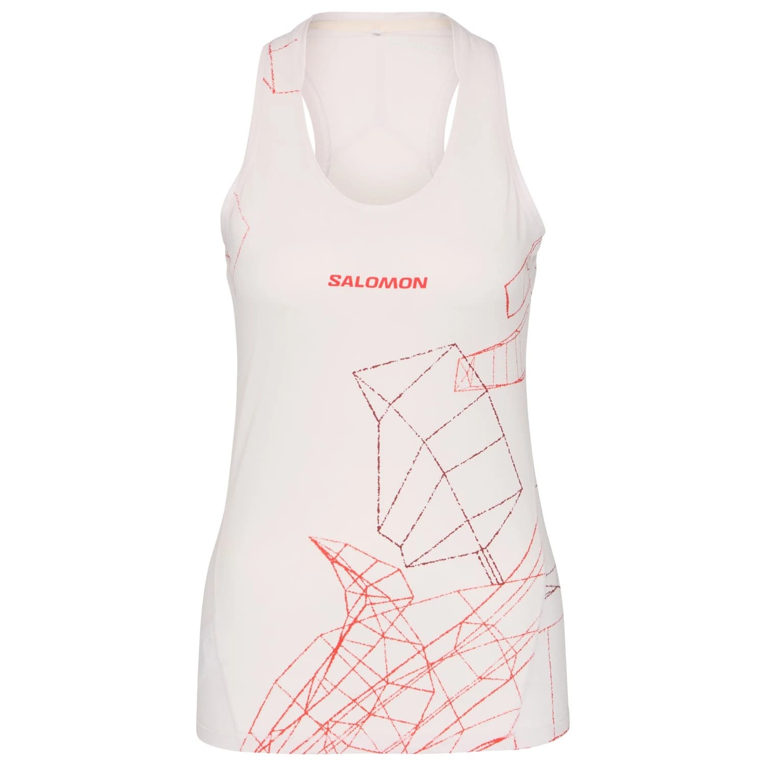 Дамска тениска Salomon Women's S/Lab Speed Singlet Running shirt - Lilac Ash