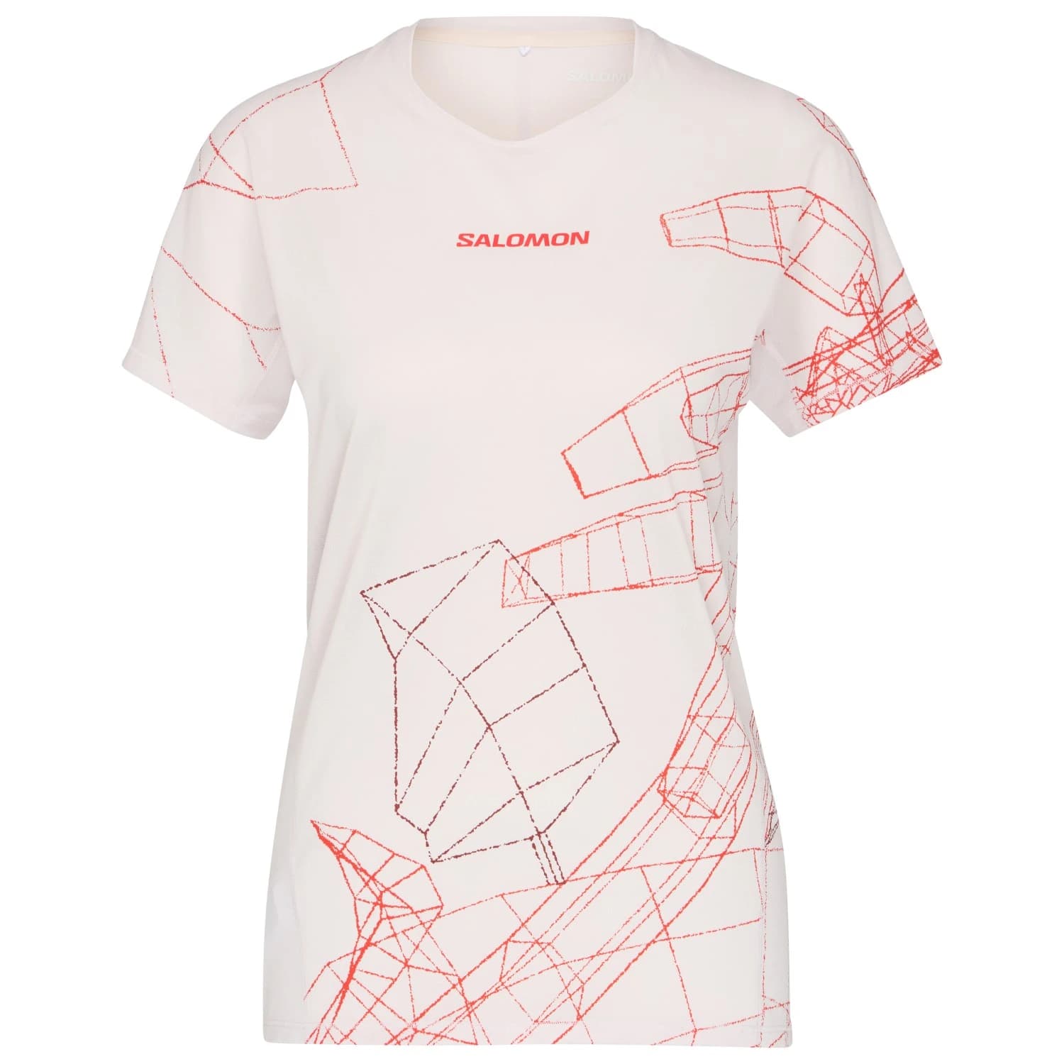 Дамска тениска Salomon Women's S/Lab Speed Tee Running shirt - Lilac Ash