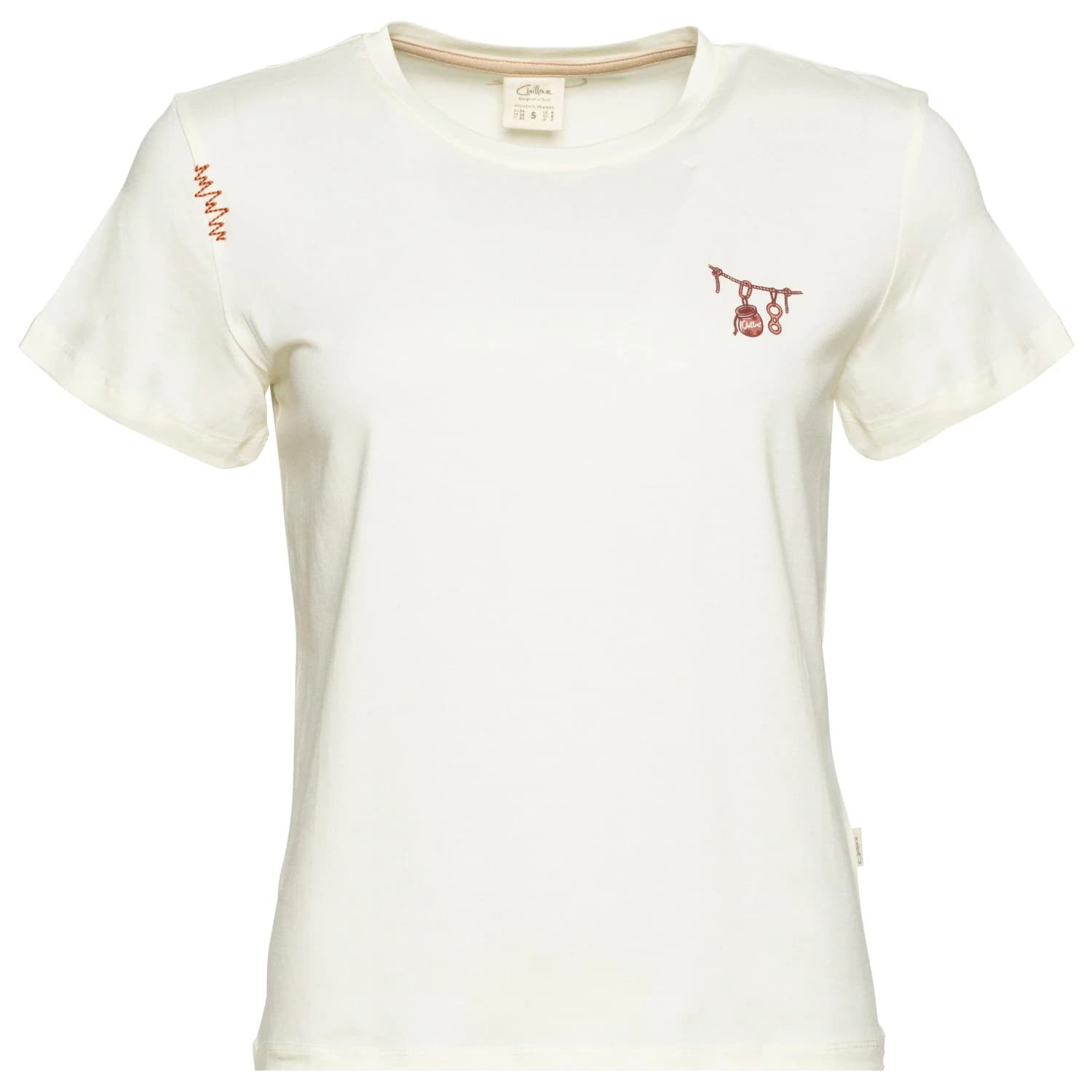 Дамска тениска Chillaz Women's Iseo Alpine Loop T-shirt - Creme