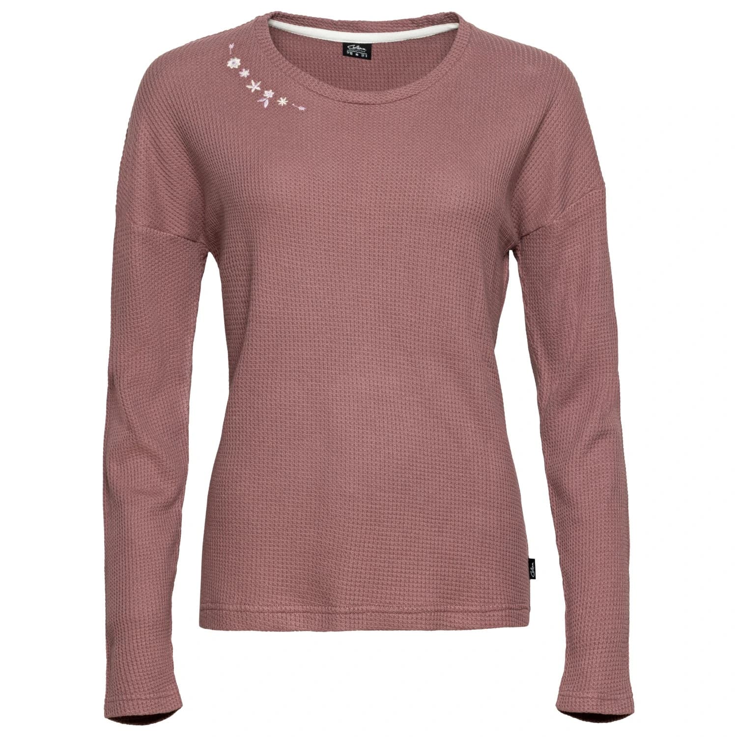 Дамска блуза с дълъг ръкав Chillaz Women's Limbara Flower Longsleeve - Wine
