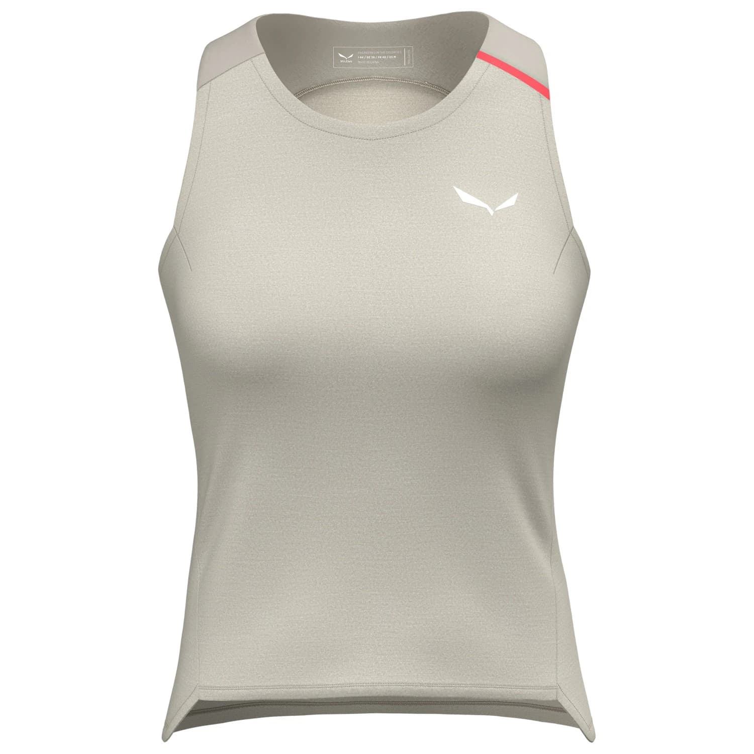 Дамски потник с широка презрамка Salewa Women's Vento AM Tank Tank top - Oatmeal
