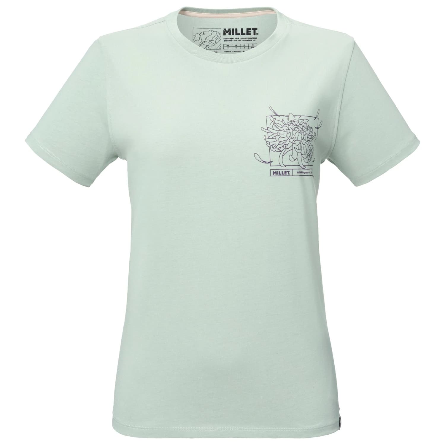 Дамска тениска Millet Women's Cimaï Collab S/S T-shirt - Seaweed