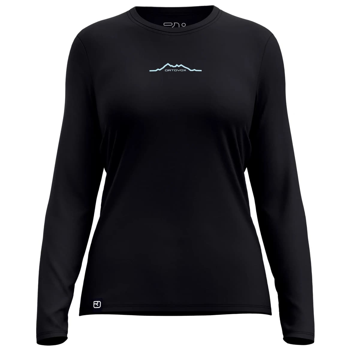 Дамска мериносова блуза Ortovox Women's 150 Cool Mountain L/S Merino shirt - Black Raven