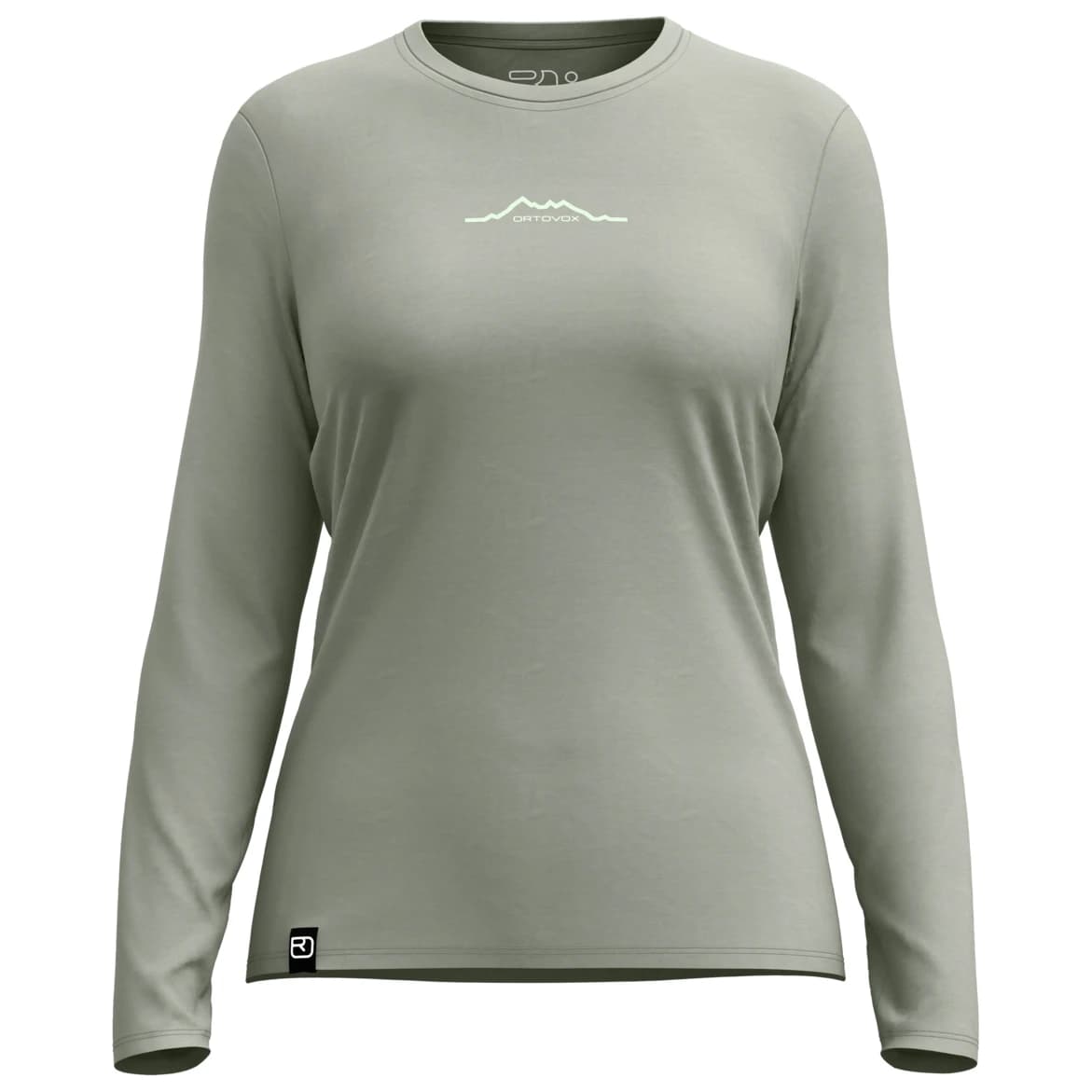 Дамска мериносова блуза Ortovox Women's 150 Cool Mountain L/S Merino shirt - Green Sage