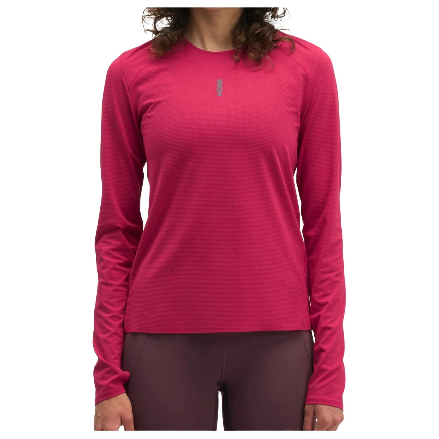 Тениска HOKA Women's Everyrun Long Sleeve Running shirt - Red Agate