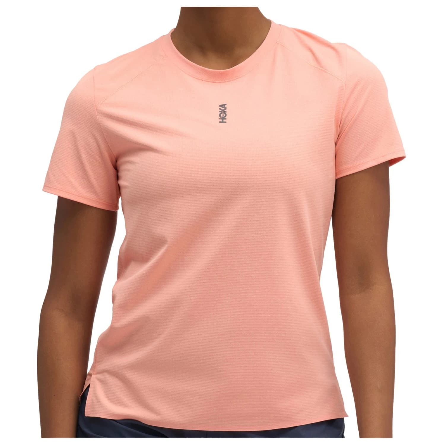 Дамска тениска HOKA Women's Everyrun Short Sleeve Running shirt - Sunstone