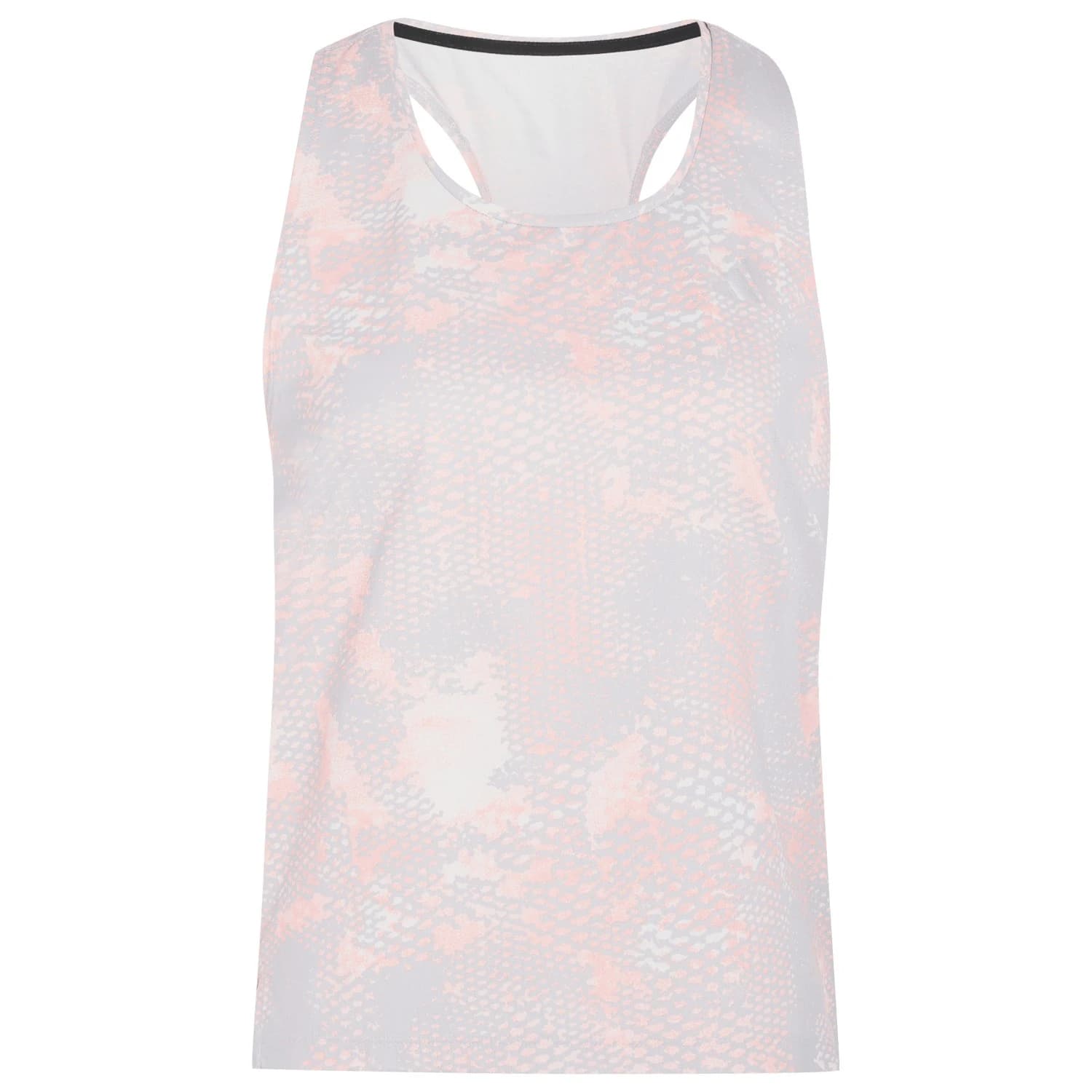 Дамски топ adidas Women's ADI365 Running Animal Print Iconic Tank Top - Grey One / Semi Frozen Turbo / Glory Grey