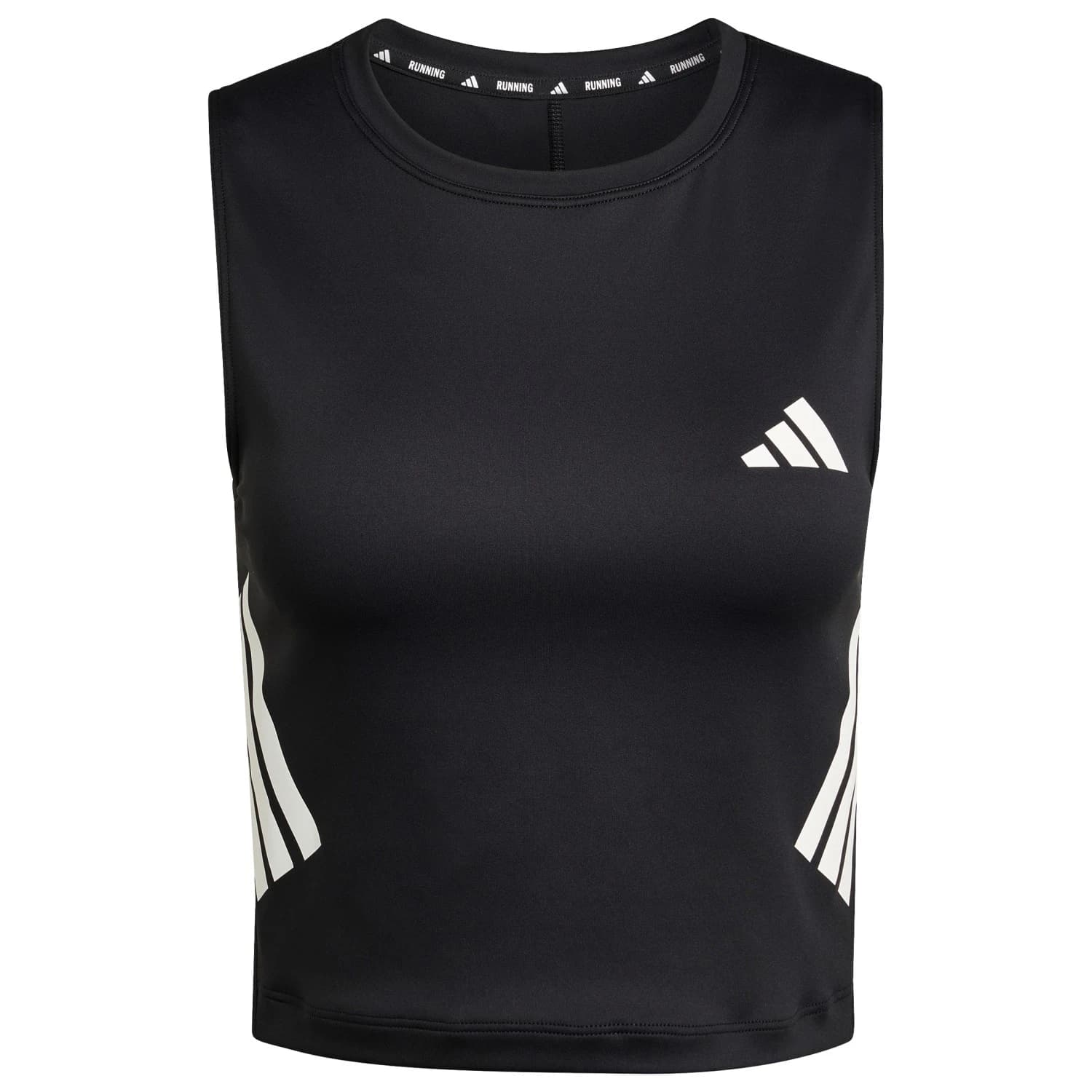 Дамски топ adidas Women's ADI365 Running Climacool Iconic Crop Tank Top - Black