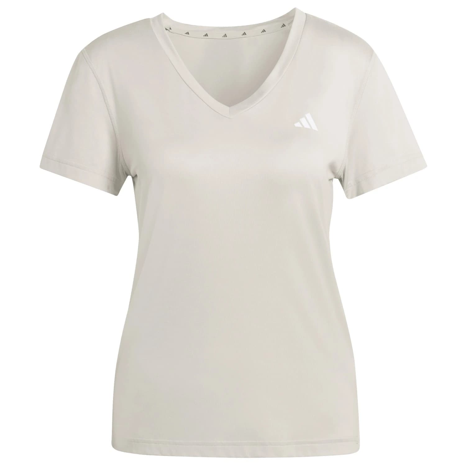 Дамска спортна тениска adidas Women's Workout Essentials V-Neck T-Shirt Sport shirt - Wonder Alumina