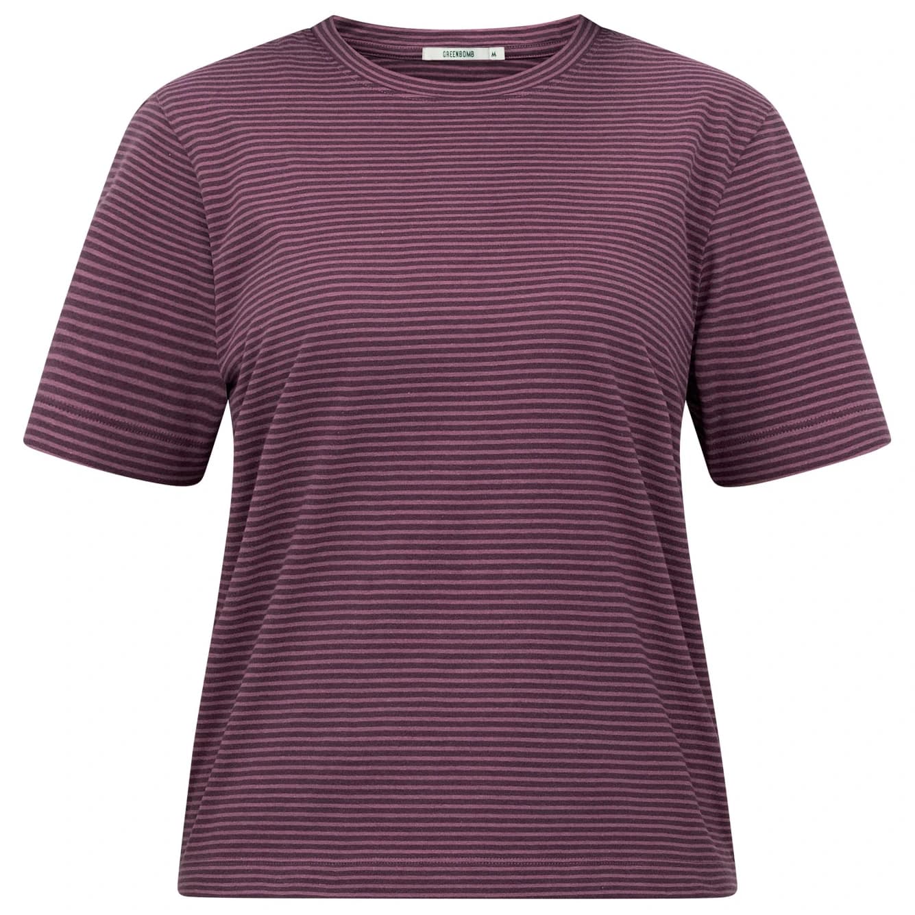 Дамска тениска GreenBomb Basic Nova T-shirt - Moorberry Stripes