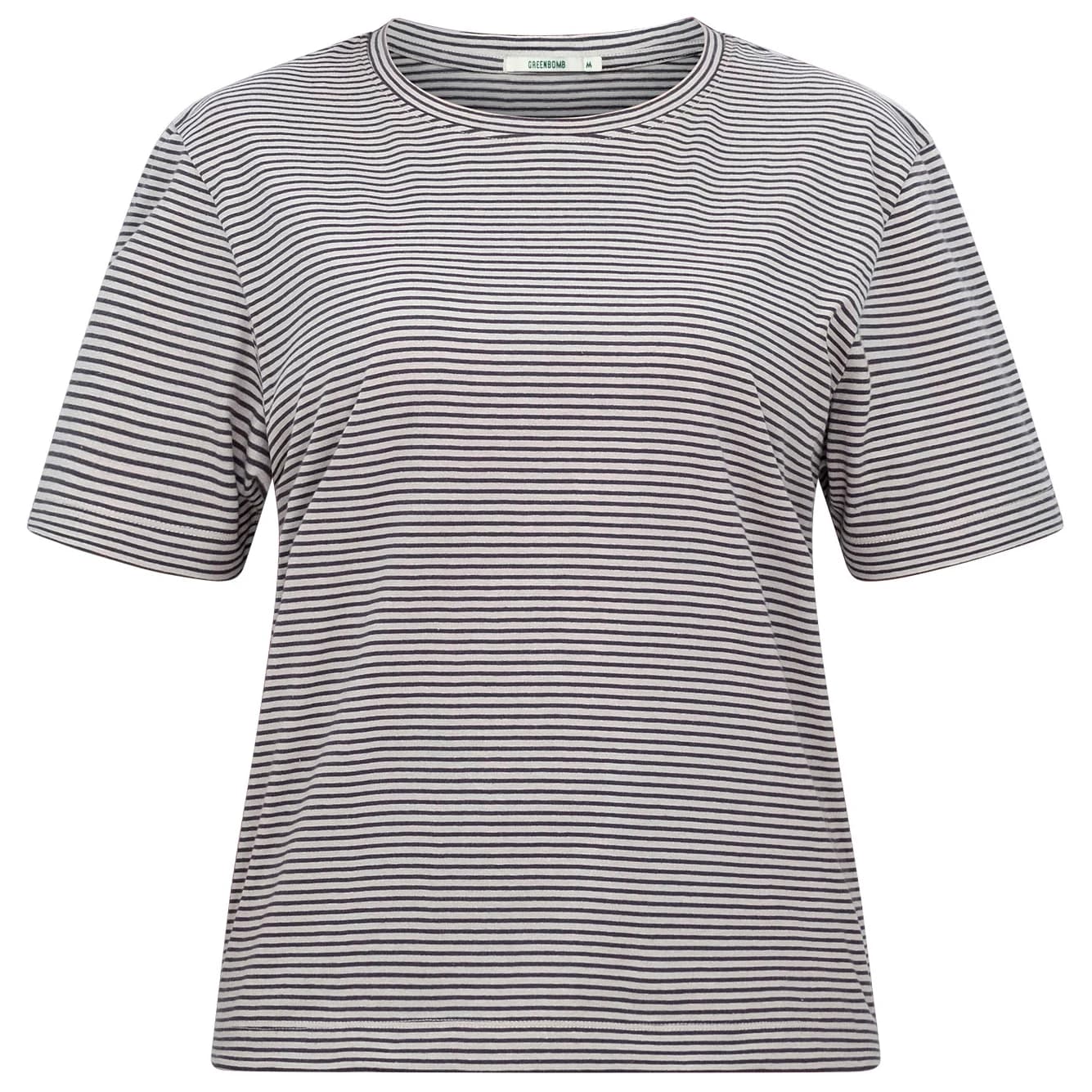 Дамска тениска GreenBomb Basic Nova T-shirt - Sandstone Stripes