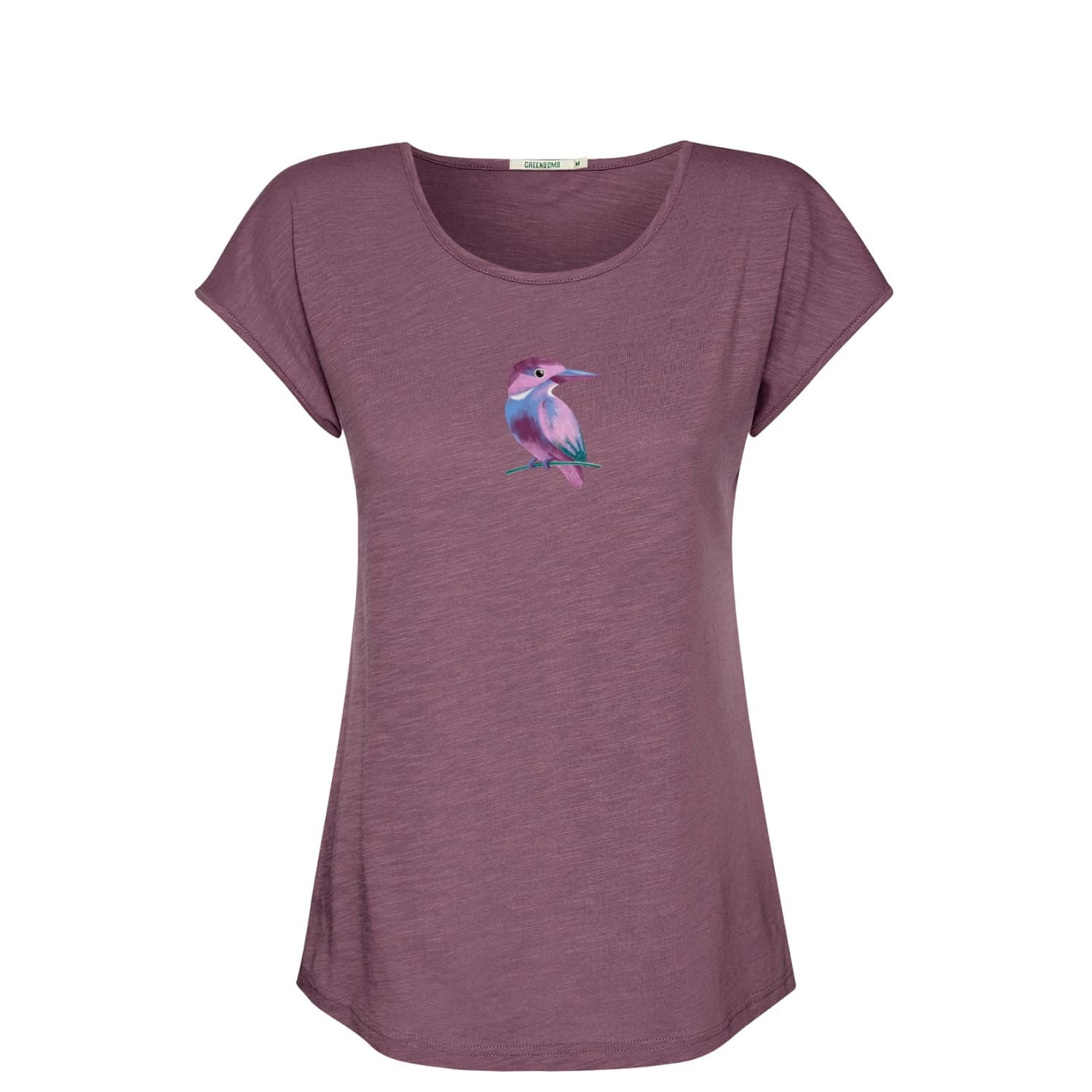 Дамска тениска GreenBomb Bird Look Cool T-shirt - Moorberry