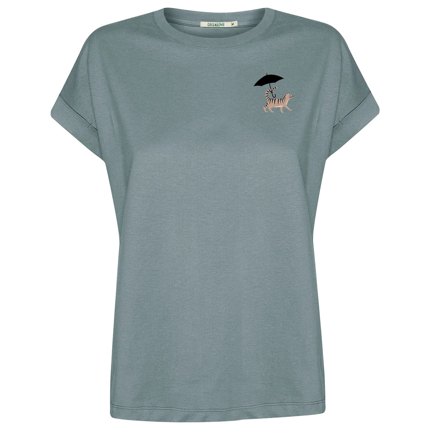 Дамска тениска GreenBomb Cat Walk Loony T-shirt - Fogstone