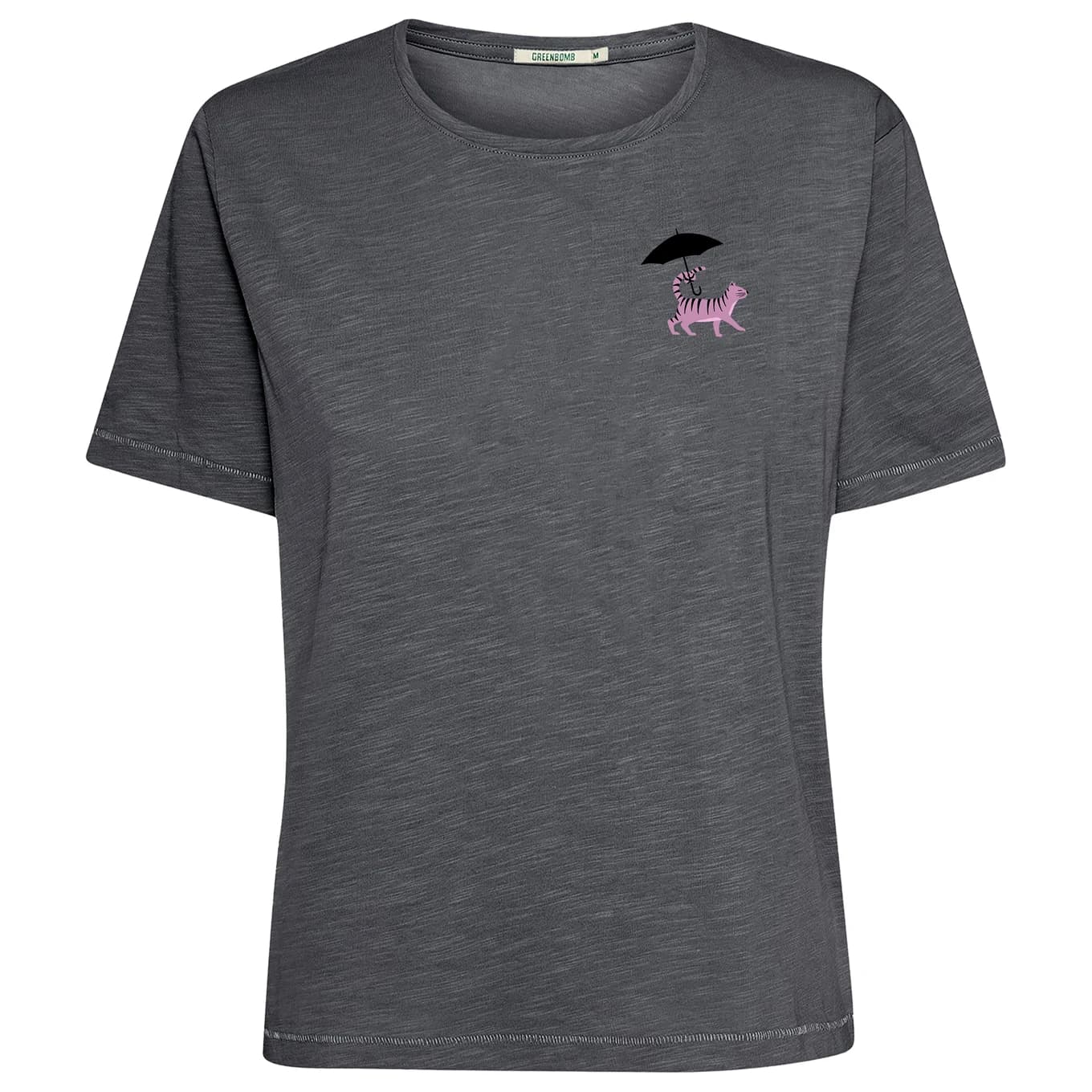 Дамска тениска GreenBomb Cat Walk Nova T-shirt - Gravel