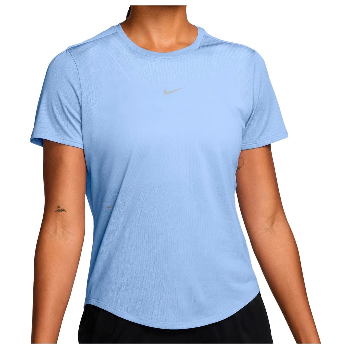 Дамска тениска Nike Women's AF Swift Top S/S Running shirt - Aluminum / Pure Platinum / Reflective Silver