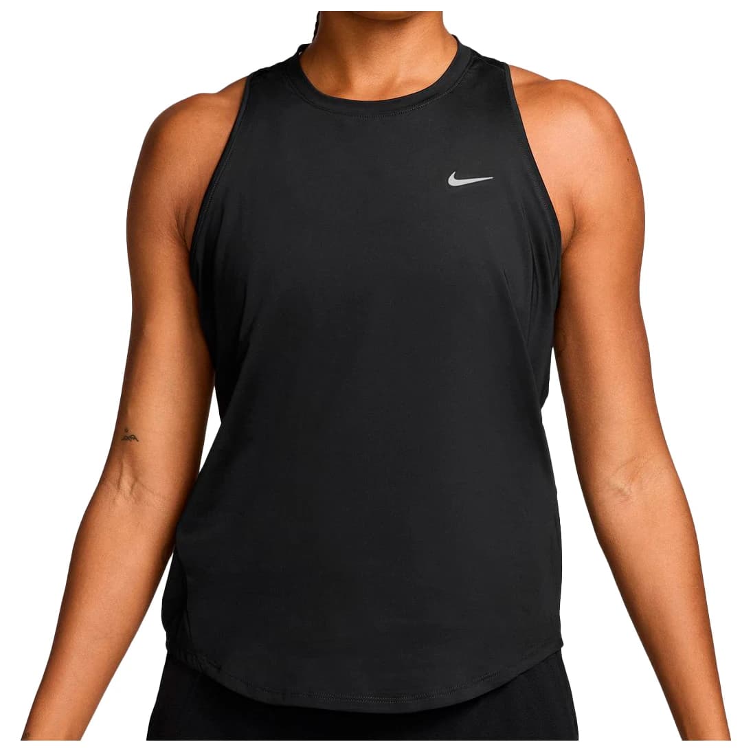 Дамски потник с широка презрамка Nike Women's Swift Dri-Fit Tank Standard Tank top - Black / Reflective Silver
