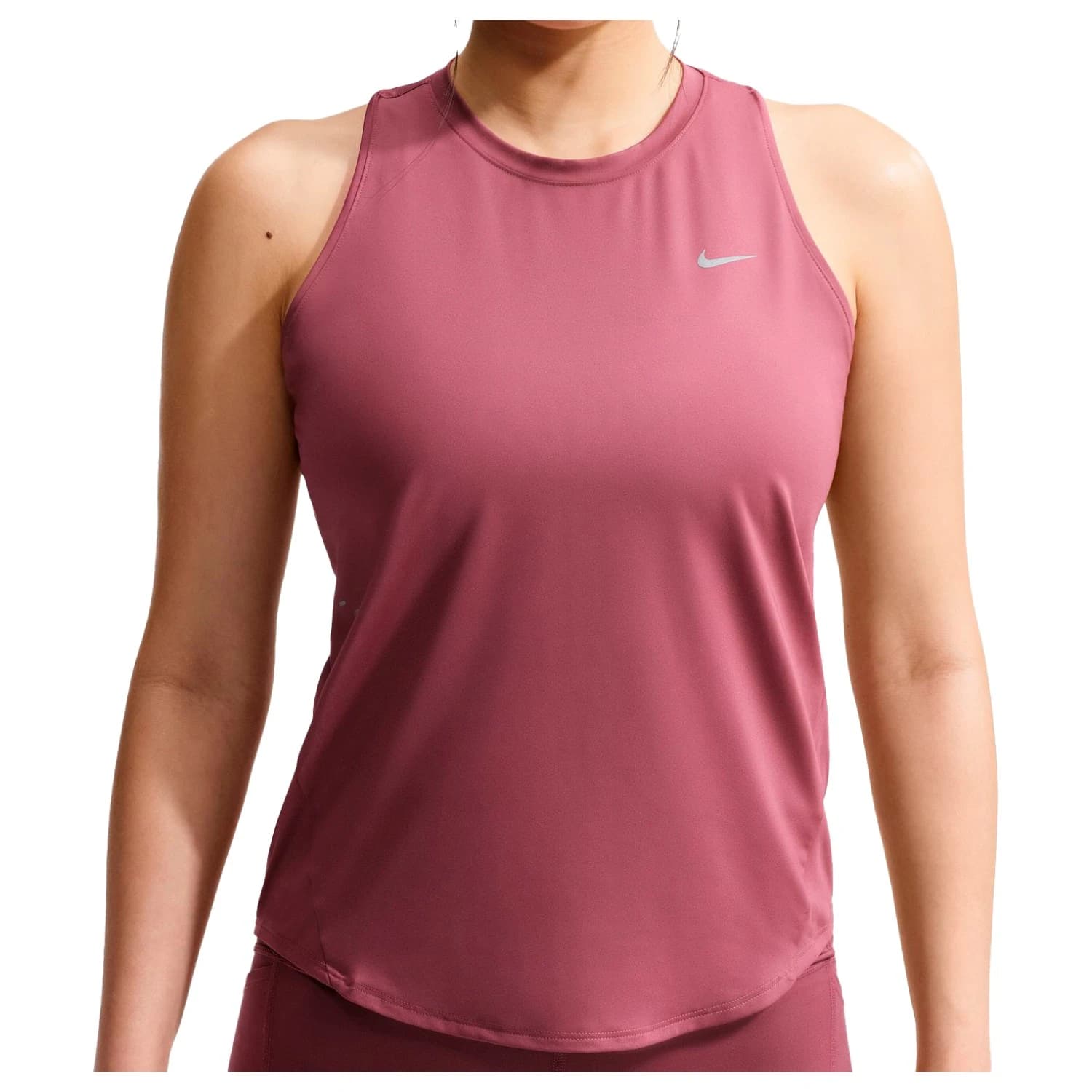 Дамски потник с широка презрамка Nike Women's Swift Dri-Fit Tank Standard Tank top - Pink Smoke / Reflective Silver