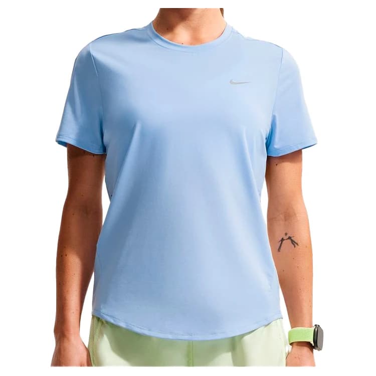 Дамска тениска Nike Women's Swift Dri-Fit Top S/S Standard Running shirt - Aluminum / Reflective Silver