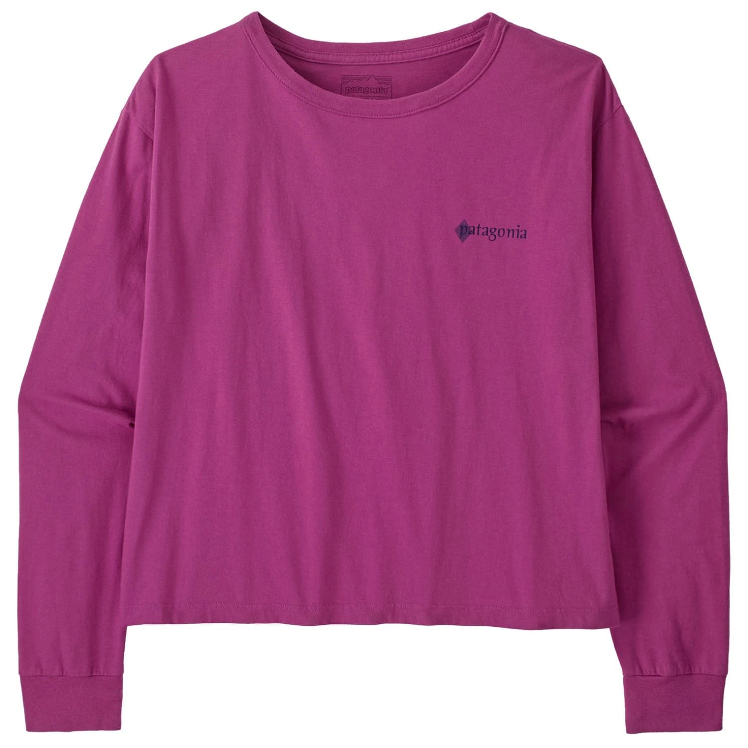 Блуза с дълъг ръкав Patagonia Women's L/S Hut Tripper Easy Cut T-Shirt Longsleeve - Amaranth Pink