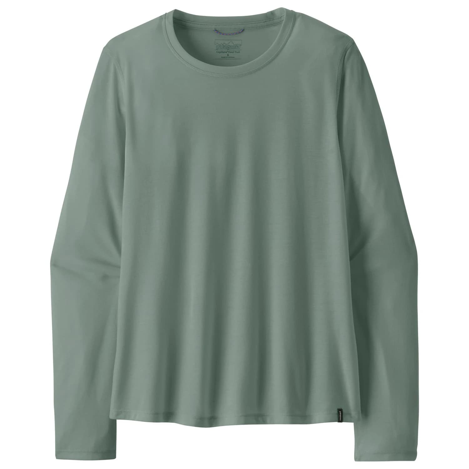 Дамска спортна тениска Patagonia Women's Long-Sleeved Capilene Cool Trail Shirt Sport shirt - Cover Green