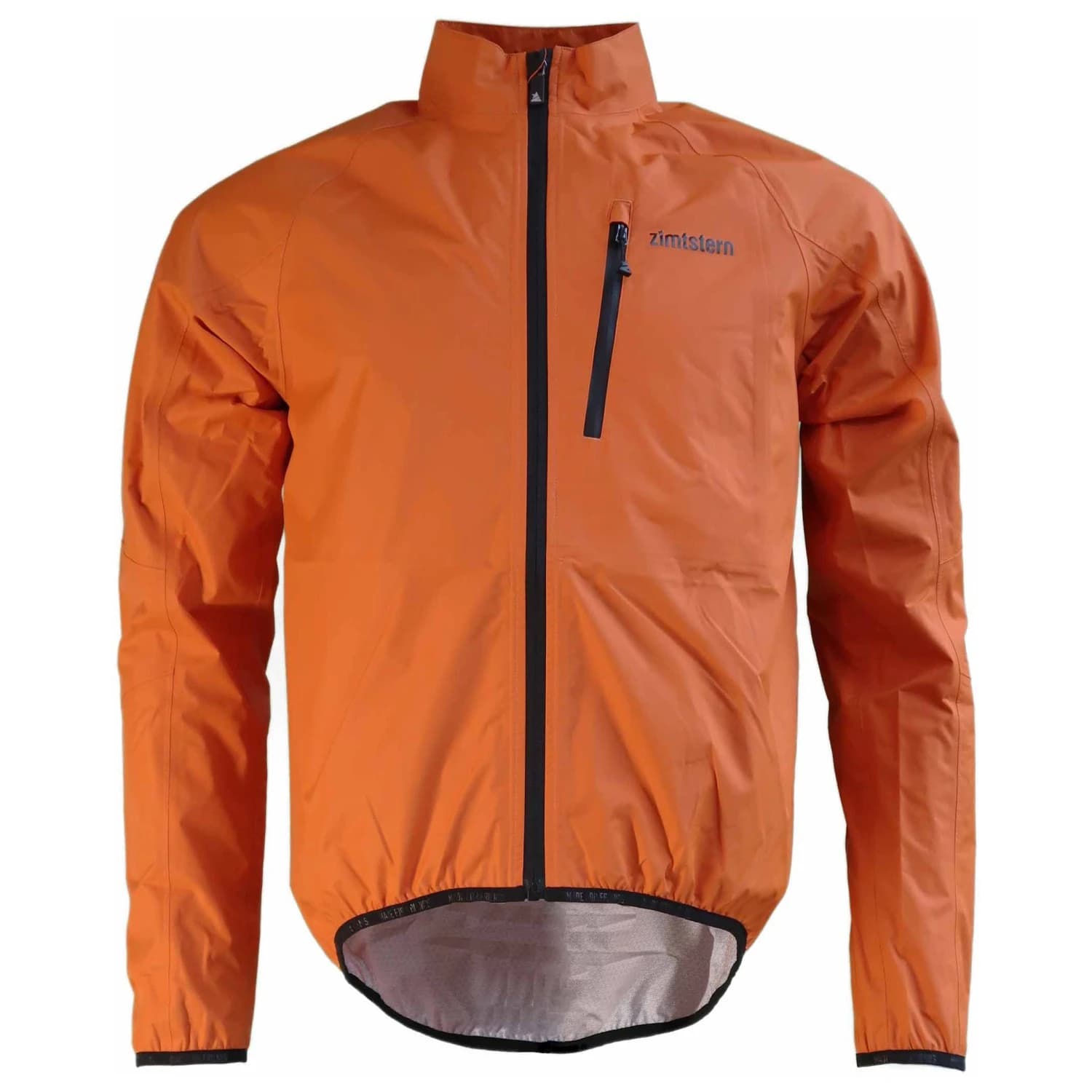 Мъжко водоустойчиво яке за колоездене Zimtstern Boltz Packable Rain Jacket Waterproof jacket - Burnt Orange