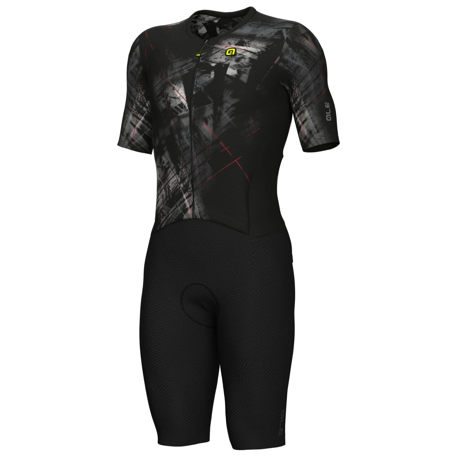 Мъжки скин за колоездене Alé PR-E Mirror Skinsuit Cycling skinsuit - Black