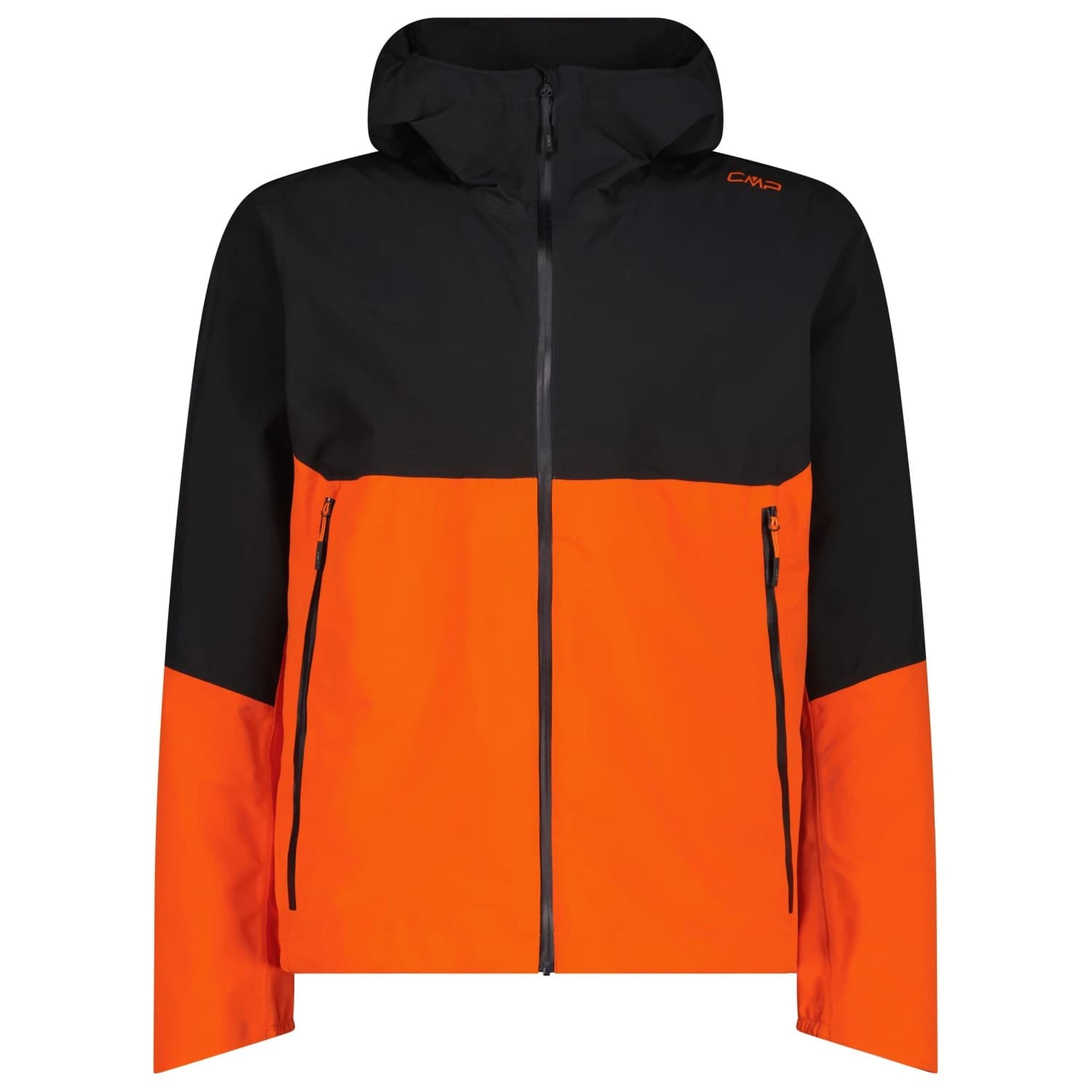 Мъжко водоустойчиво яке CMP Jacket Fix Hood 2 Layer Waterproof jacket - Orange