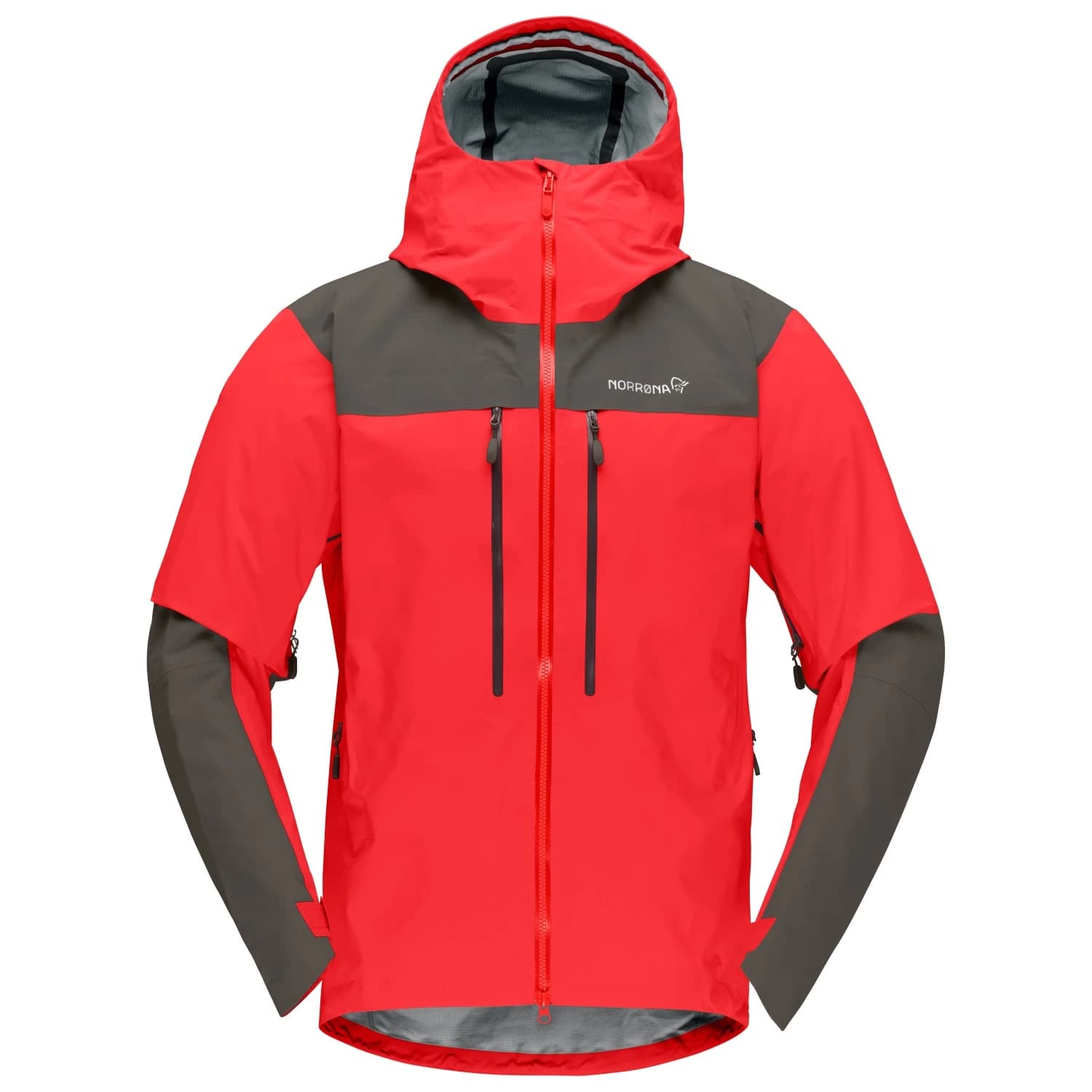 Мъжко водоустойчиво яке Norrøna Trollveggen GORE-TEX Pro Light Jacket Waterproof jacket - Flame Scarlet
