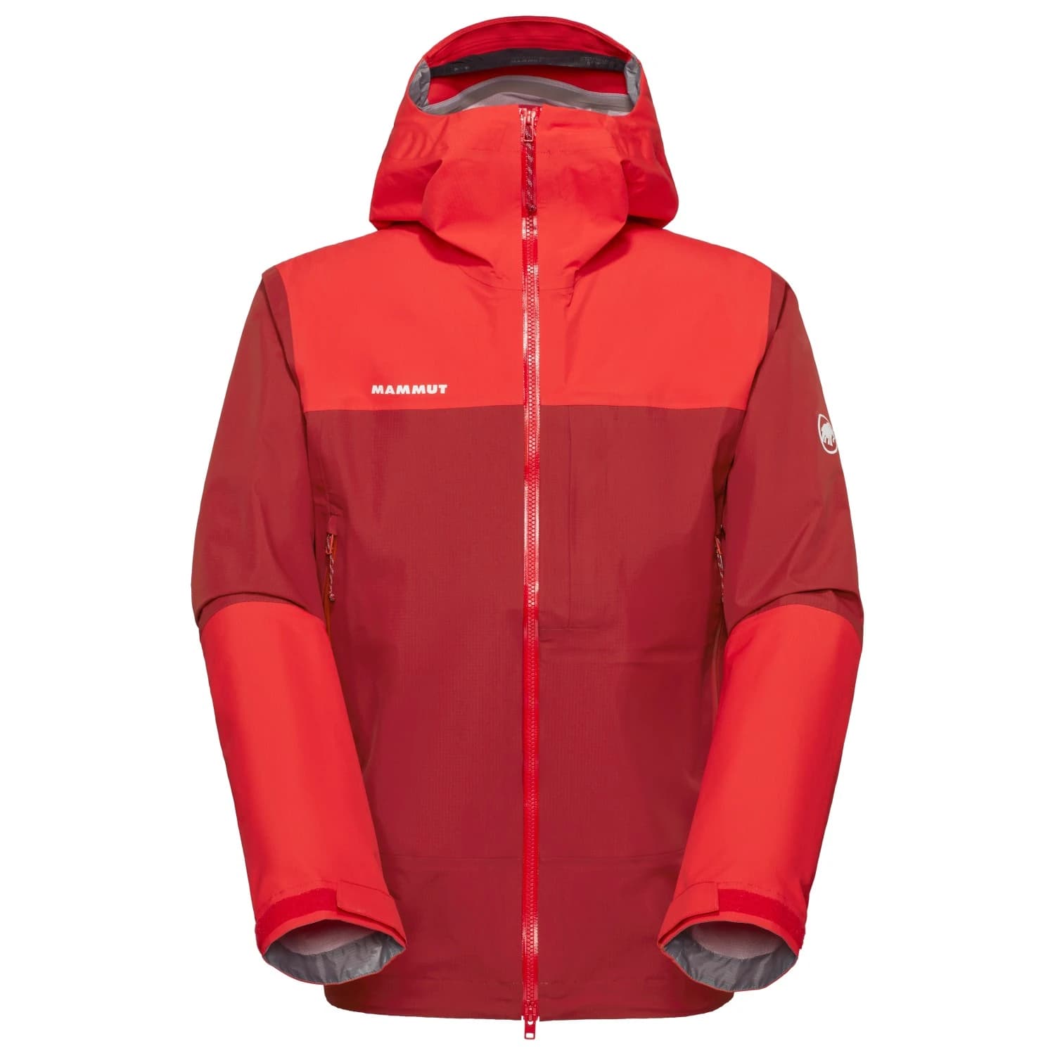 Мъжко водоустойчиво яке Mammut Alto Guide Hardshell Hooded Jacket Waterproof jacket - Dark Mammut Red / Mammut Red