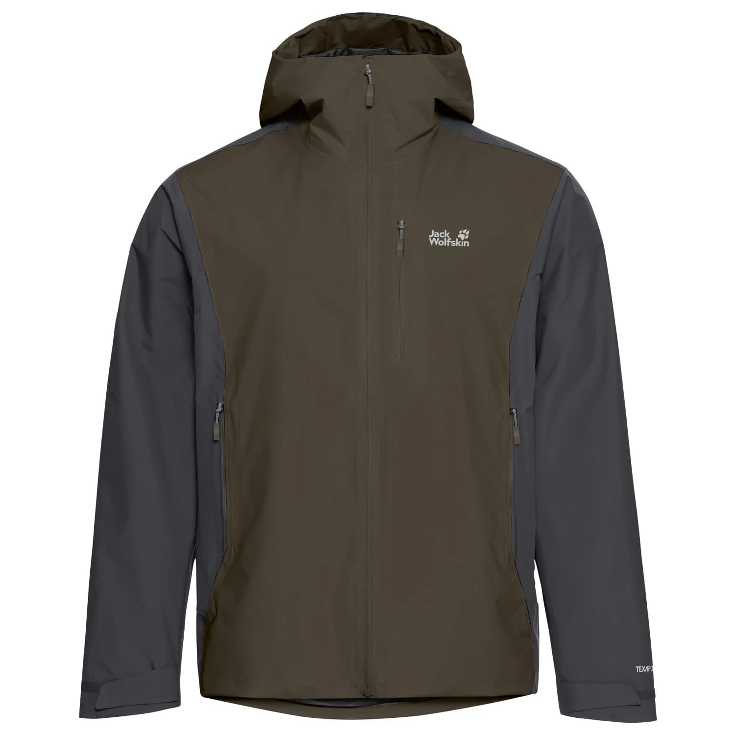 Мъжко водоустойчиво яке Jack Wolfskin Rainrush 2L Jacket Waterproof jacket - Obsidian Moss