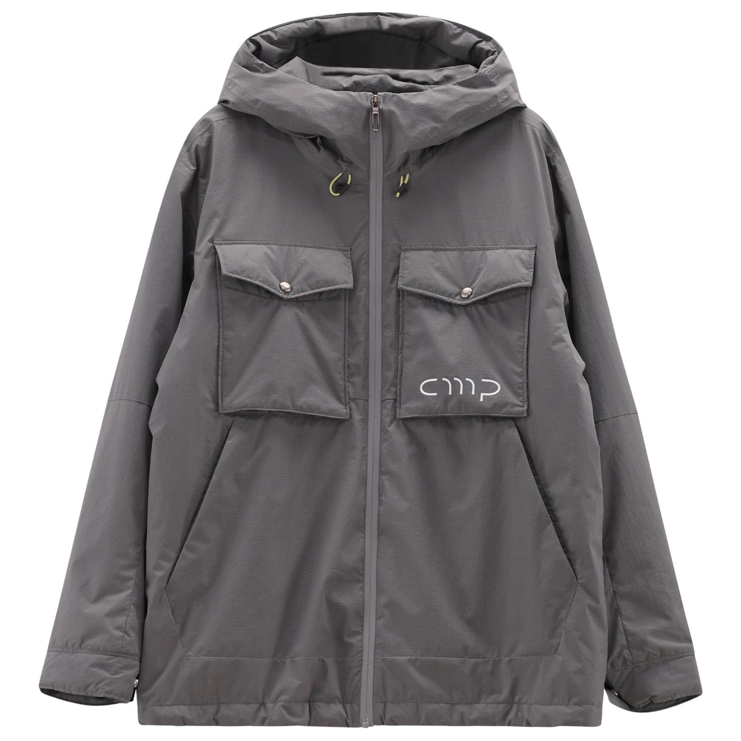 Мъжко водоустойчиво яке CMP Jacket Fix Hood with Chest Pockets Waterproof jacket - Dove Grey