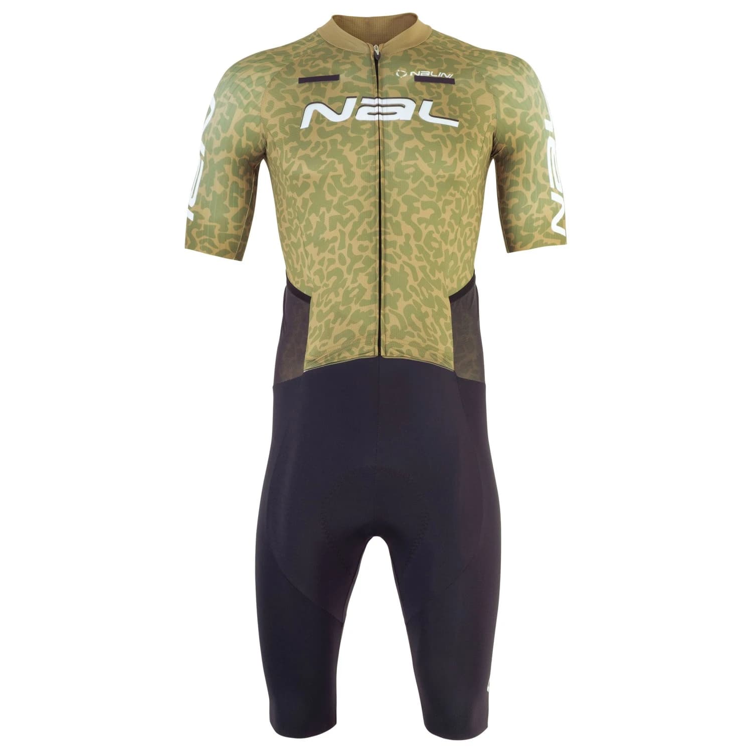 Мъжки скин за колоездене Nalini Gravel Suit Cycling skinsuit - Green / Agave Darb