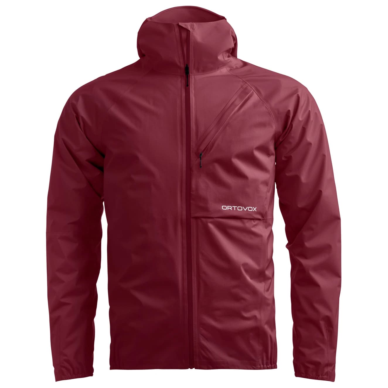 Мъжко водоустойчиво яке Ortovox Trace 2.5L Jacket Waterproof jacket - Red Malbec