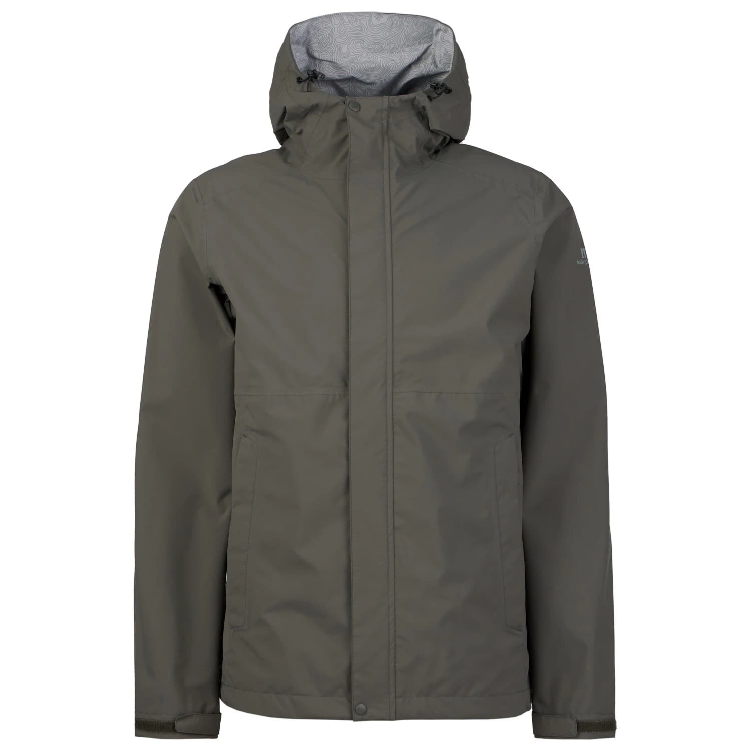 Мъжко водоустойчиво яке Heber Peak SilvaHe. 2,5L Rain Jacket Waterproof jacket - Olive Nights