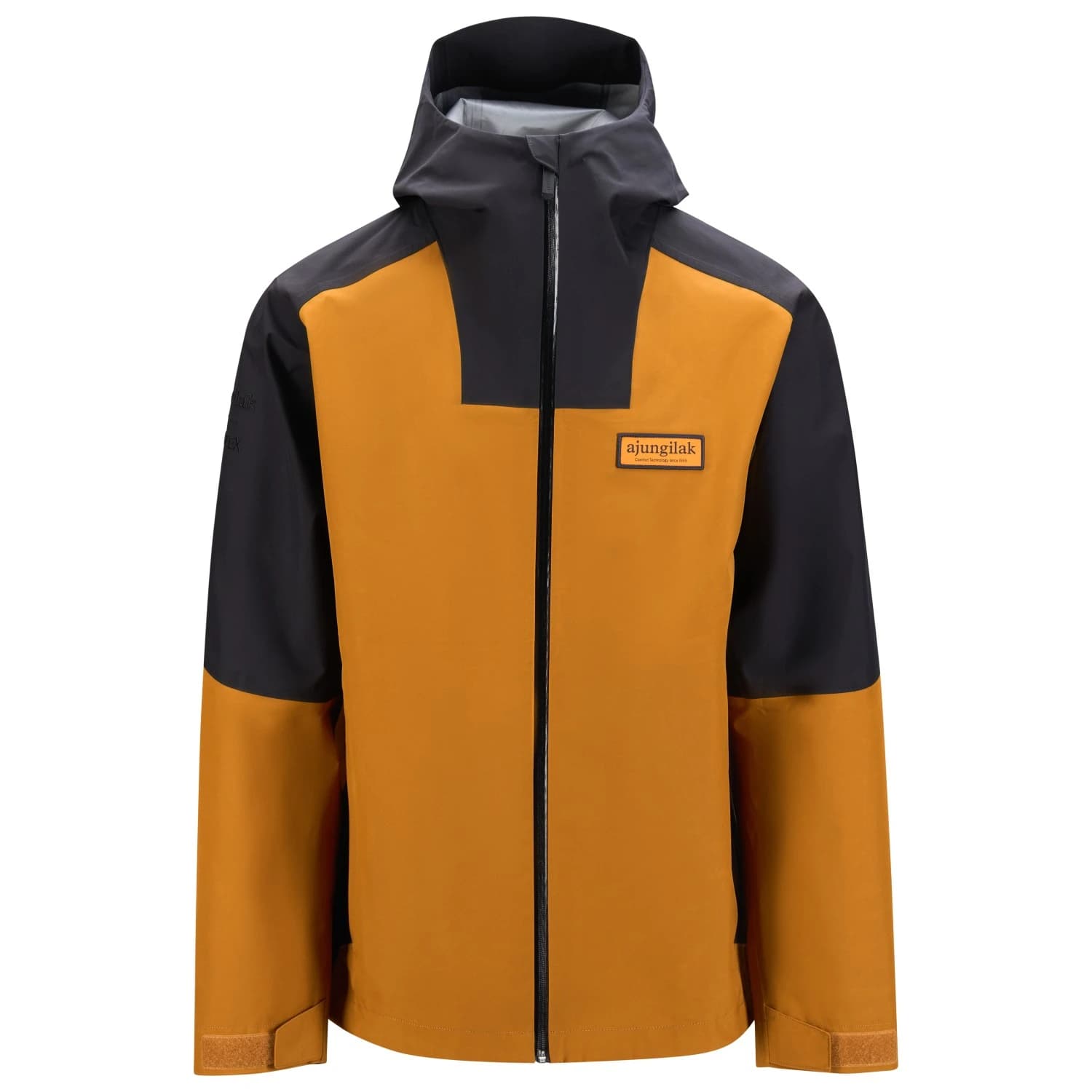Мъжко водоустойчиво яке Ajungilak Tysfjord Hooded GTX Jacket Waterproof jacket - Ochre / Black