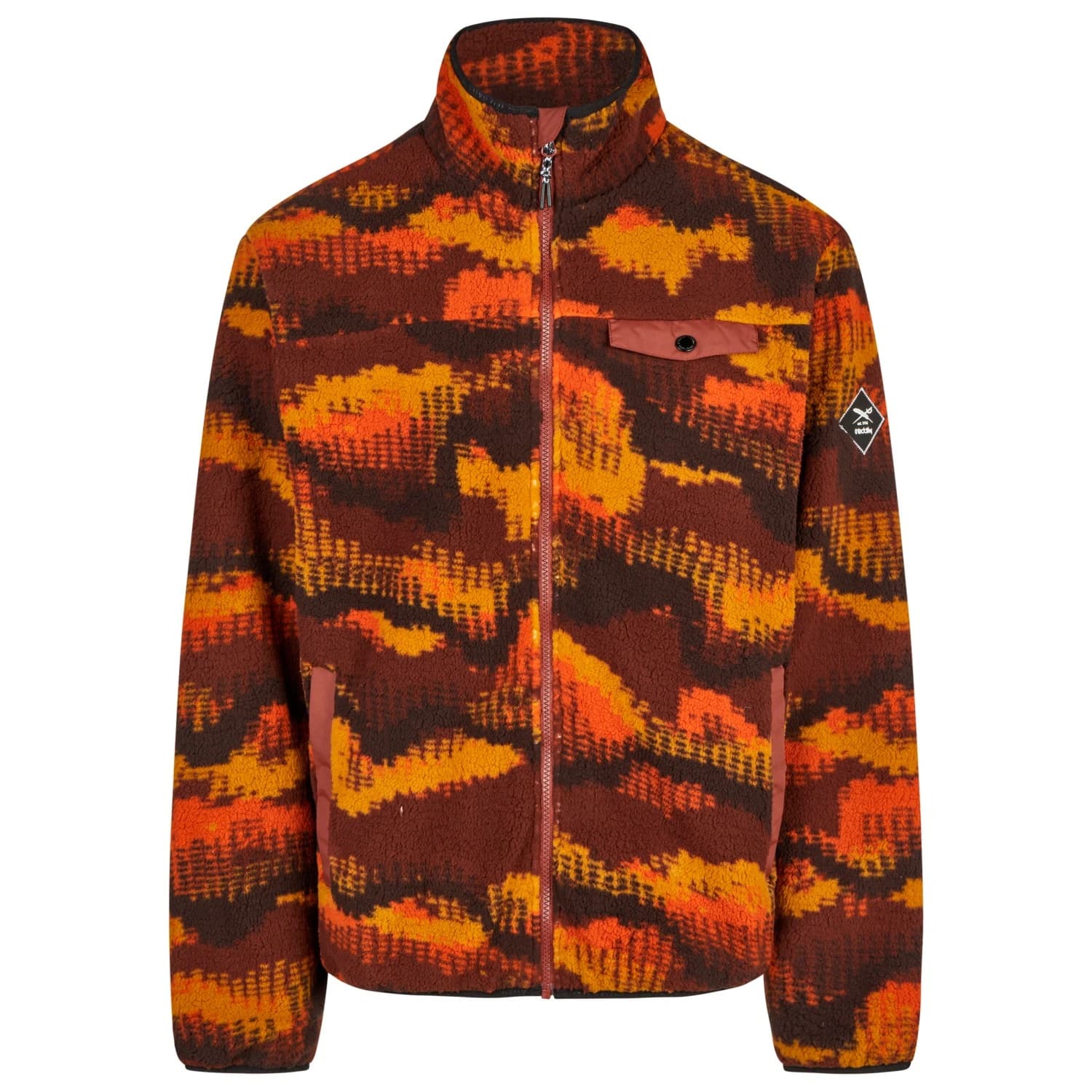 Мъжко поларено яке Iriedaily Insaneia Jacket Casual jacket - Brown / Orange