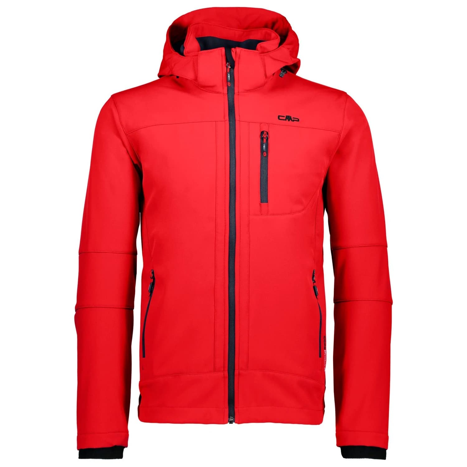 Мъжко софтшел яке CMP Jacket Zip Hood 3A01787 Softshell jacket - Ferrari / Nero